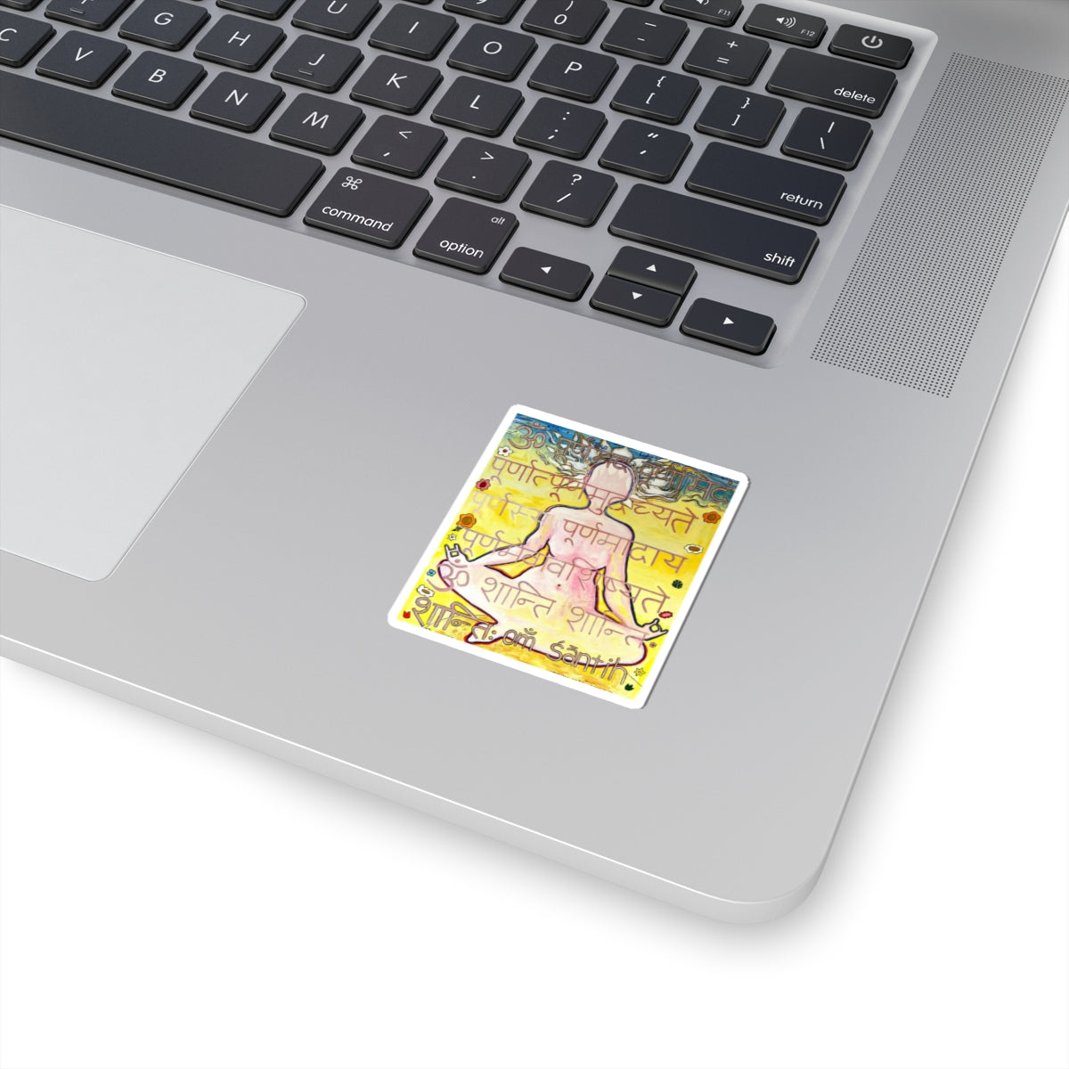 Upasana Yoga Sticker - Arjuna Rigby Art and Lifestyle Store