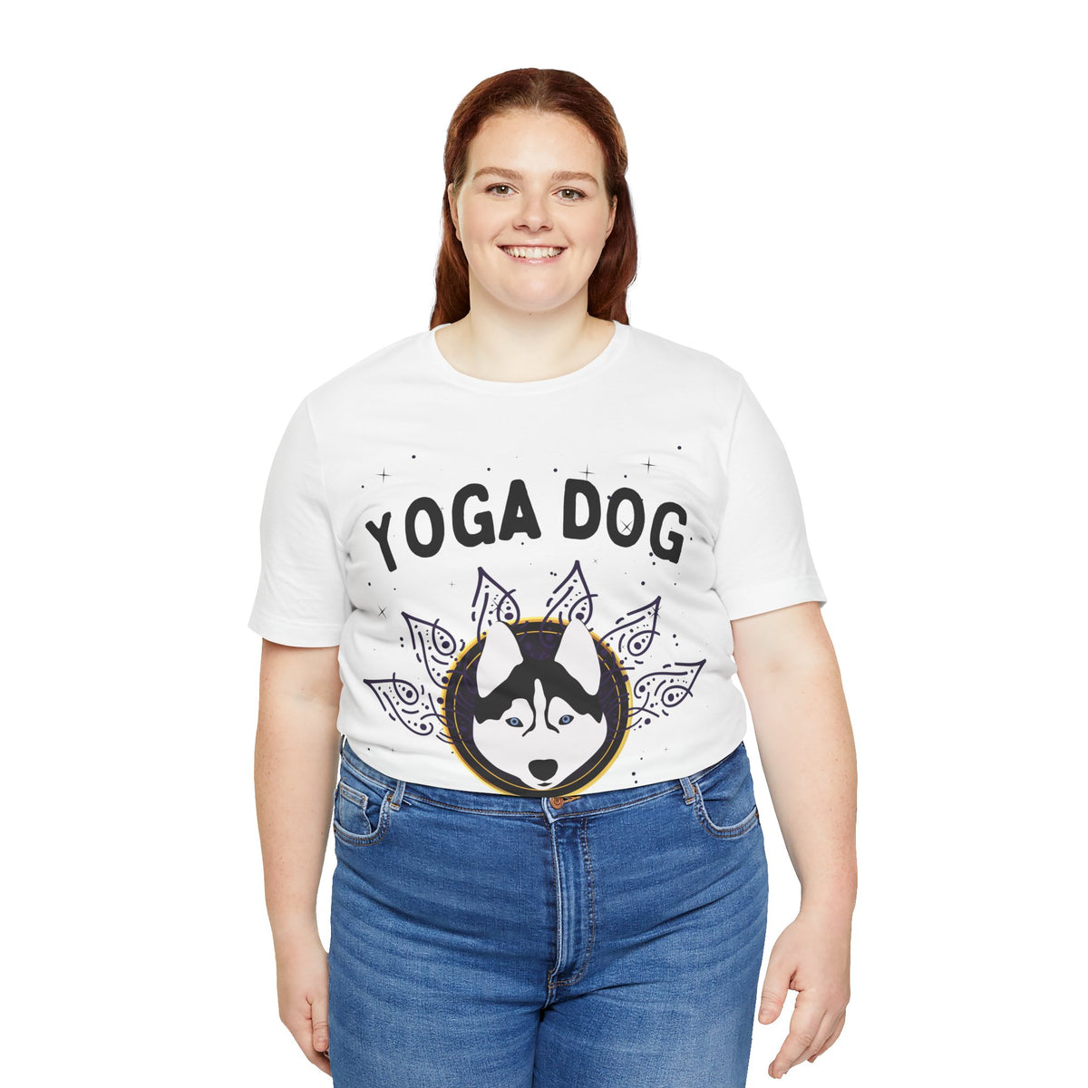 Yoga Dog T-Shirt - Arjuna Rigby Art and Lifestyle Store