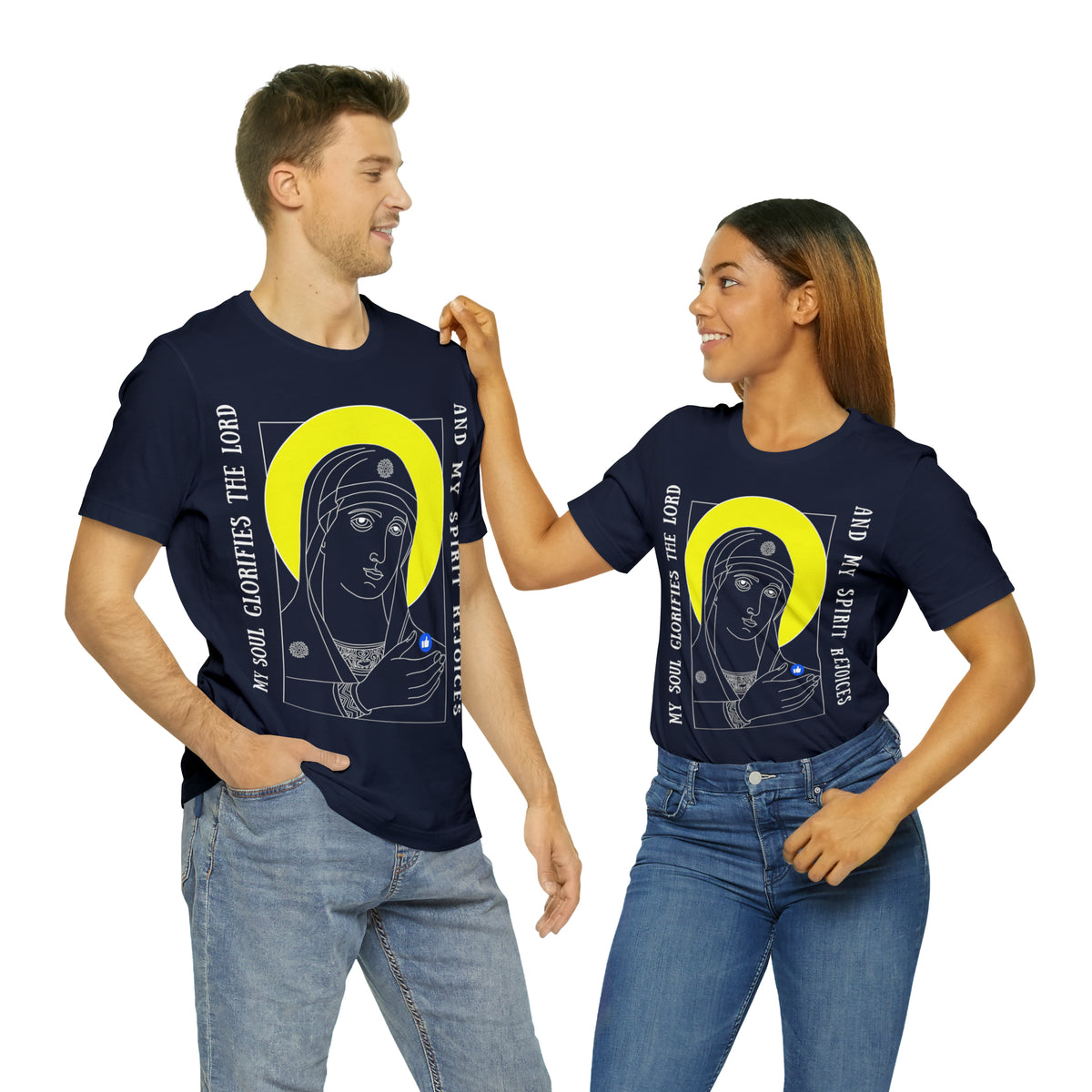 My Soul Glorifies the Lord & My Spirit Rejoices T-Shirt - Arjuna Rigby Art and Lifestyle Store