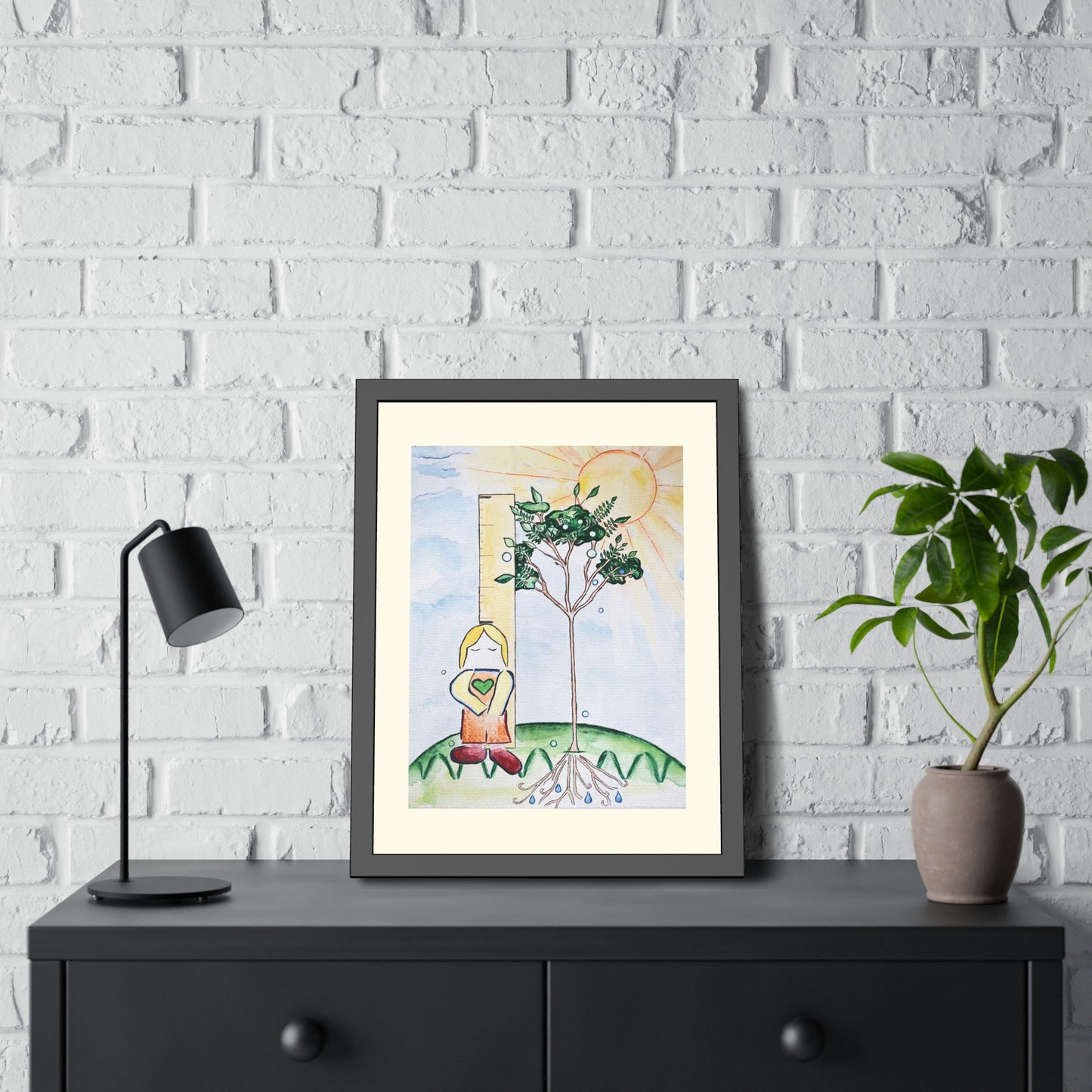 And Together We Grow II Framed Fine Art Print