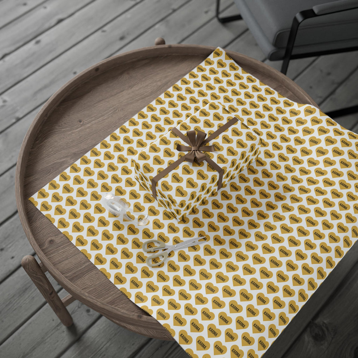 Karma Hearts Wrapping Paper