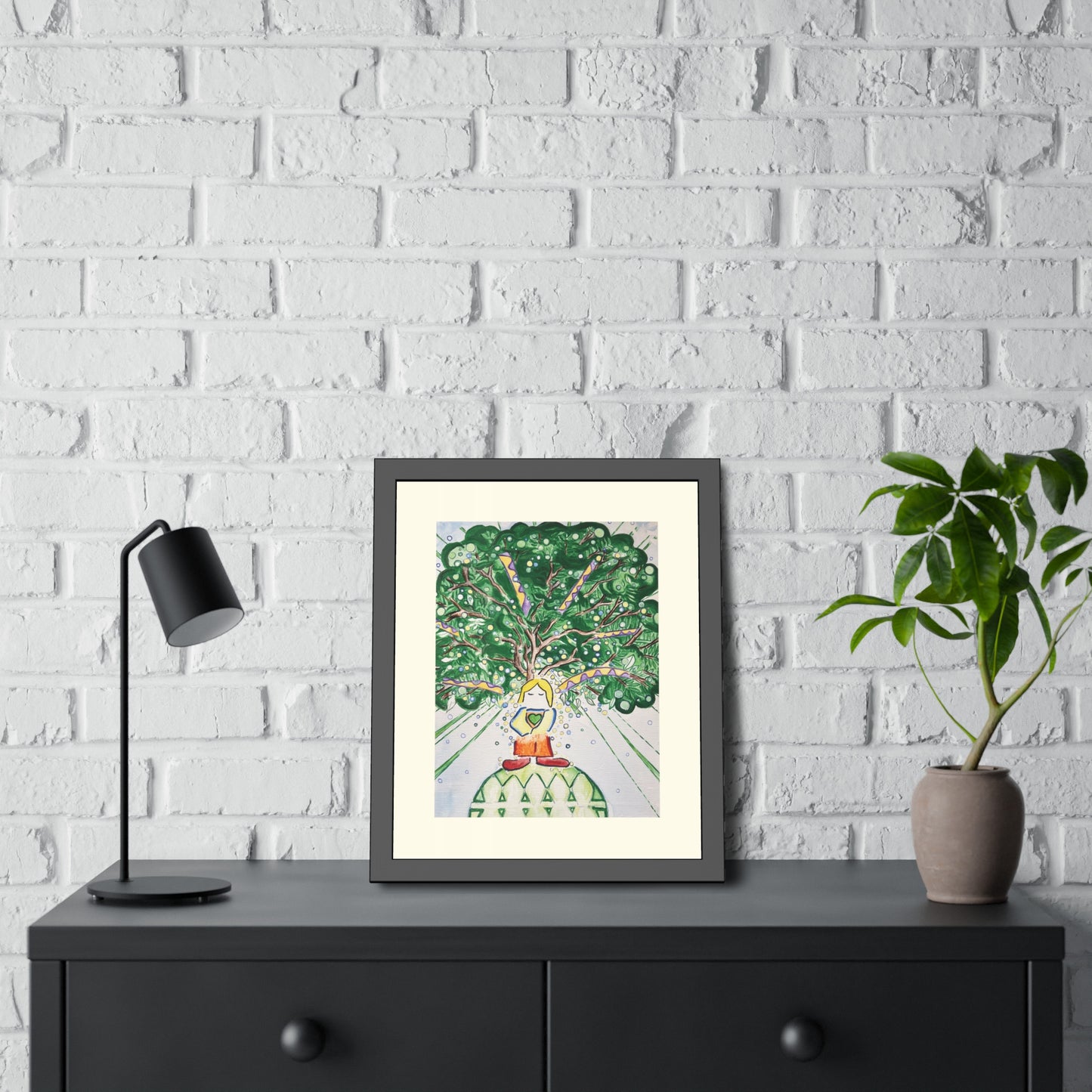I Know the Trees Love Me Framed Fine Art Print