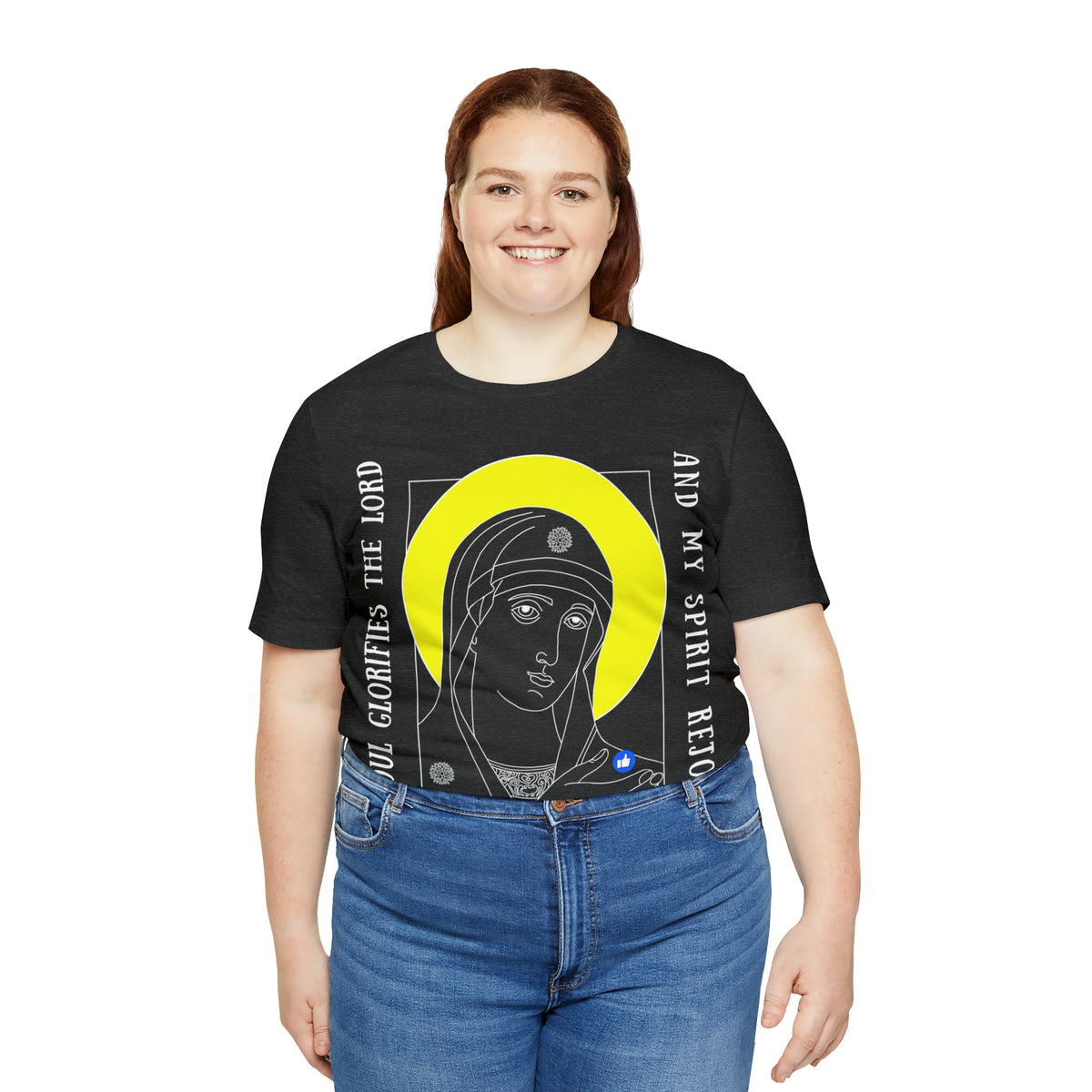 My Soul Glorifies the Lord & My Spirit Rejoices T-Shirt - Arjuna Rigby Art and Lifestyle Store