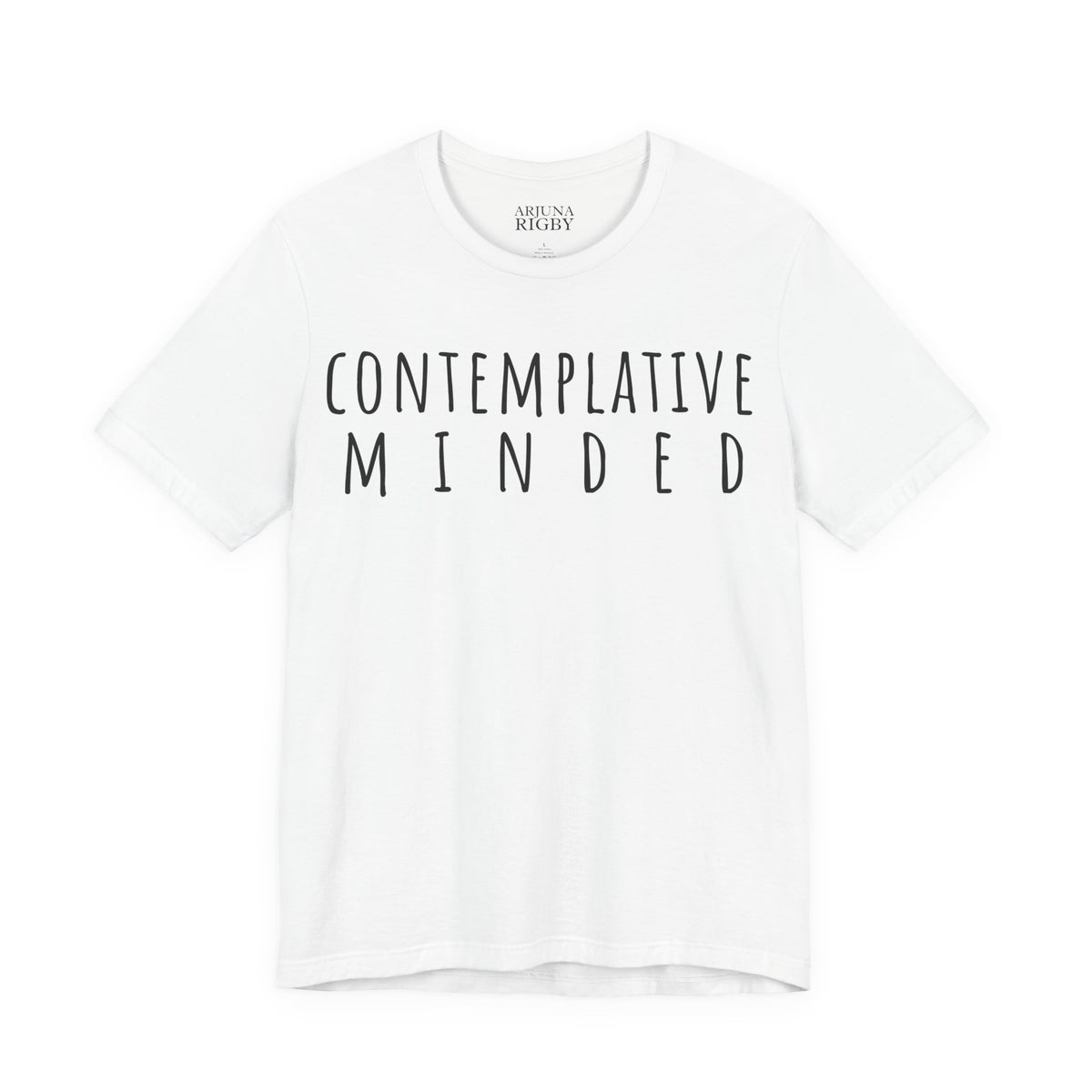 Contemplative Minded T-Shirt - Arjuna Rigby Art and Lifestyle Store