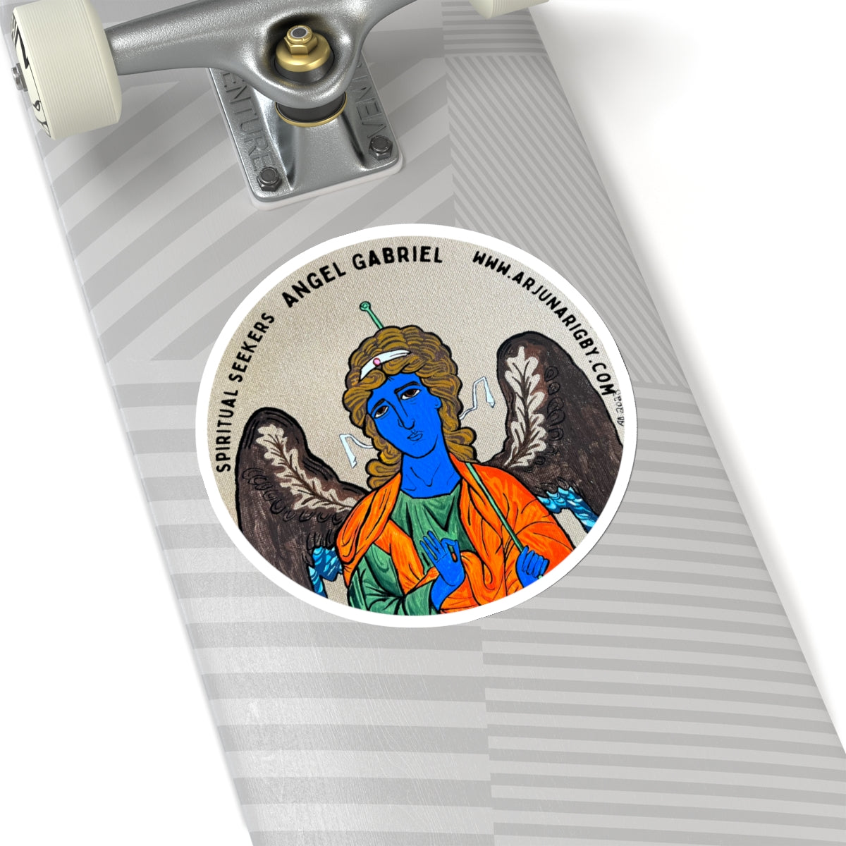 Angel Gabriel Sticker - Arjuna Rigby Art and Lifestyle Store