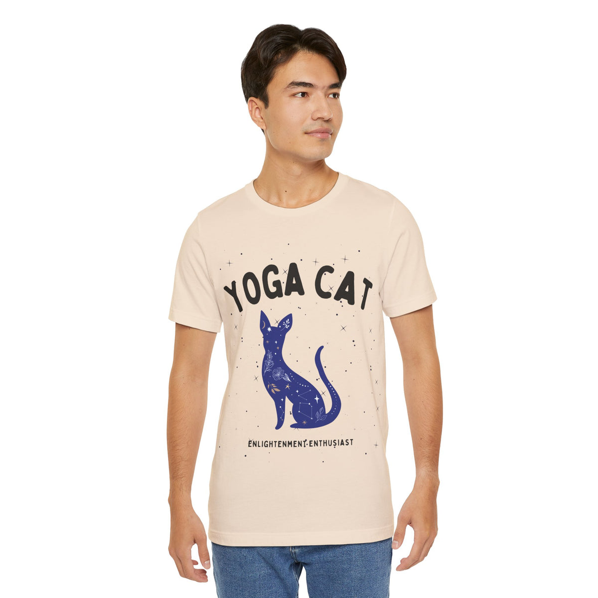 Yoga Cat T-Shirt - Arjuna Rigby Art and Lifestyle Store