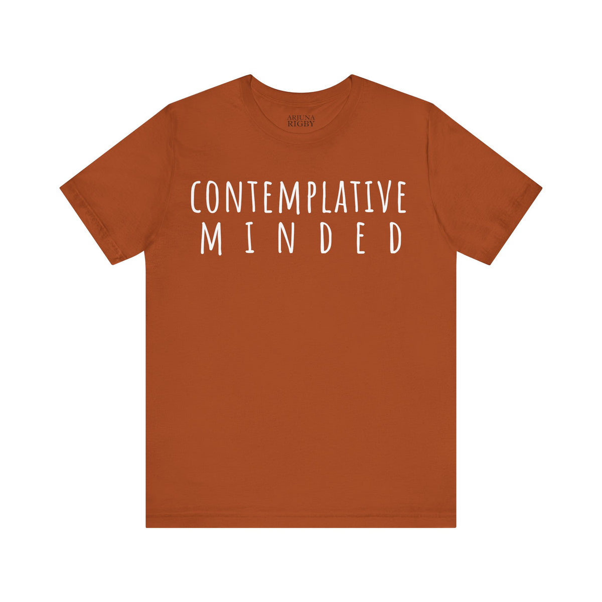 Contemplative Minded T-Shirt - Arjuna Rigby Art and Lifestyle Store