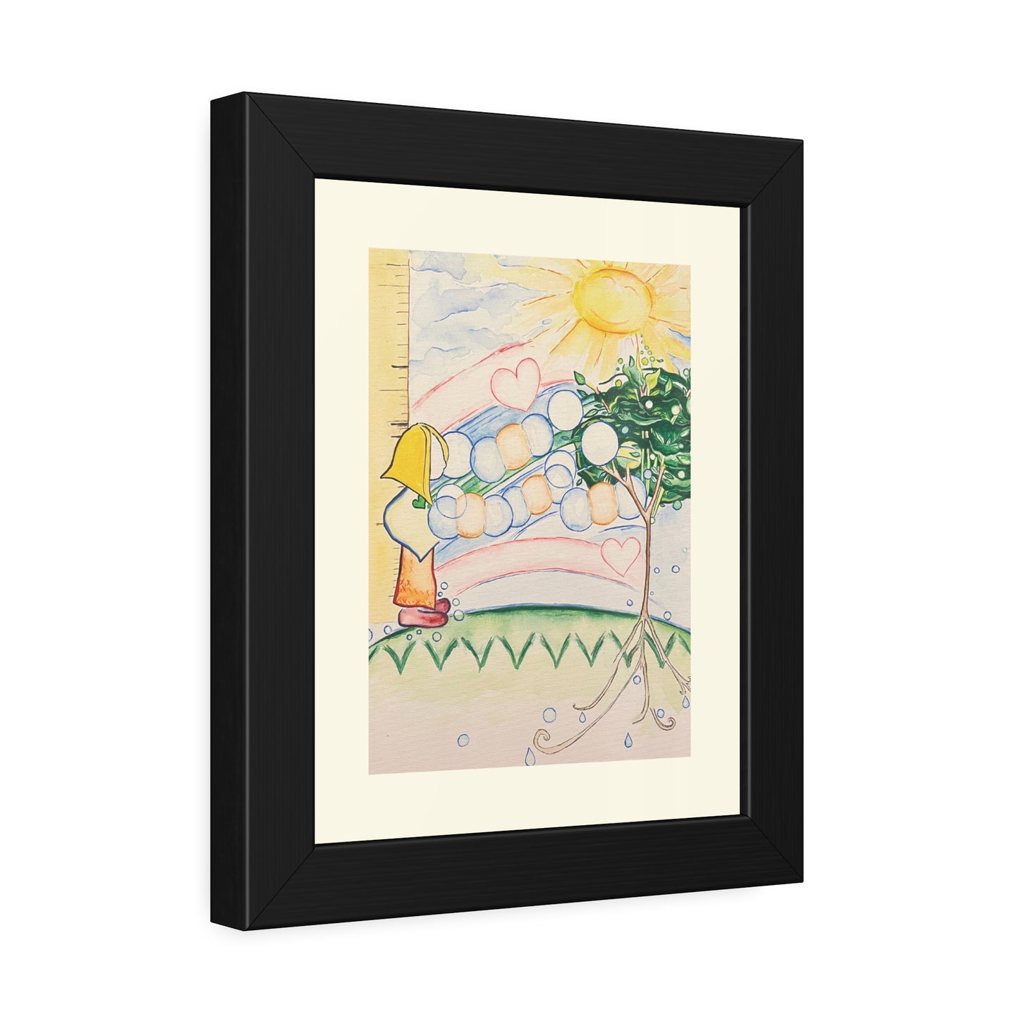 And Together We Grow Framed Fine Art Print