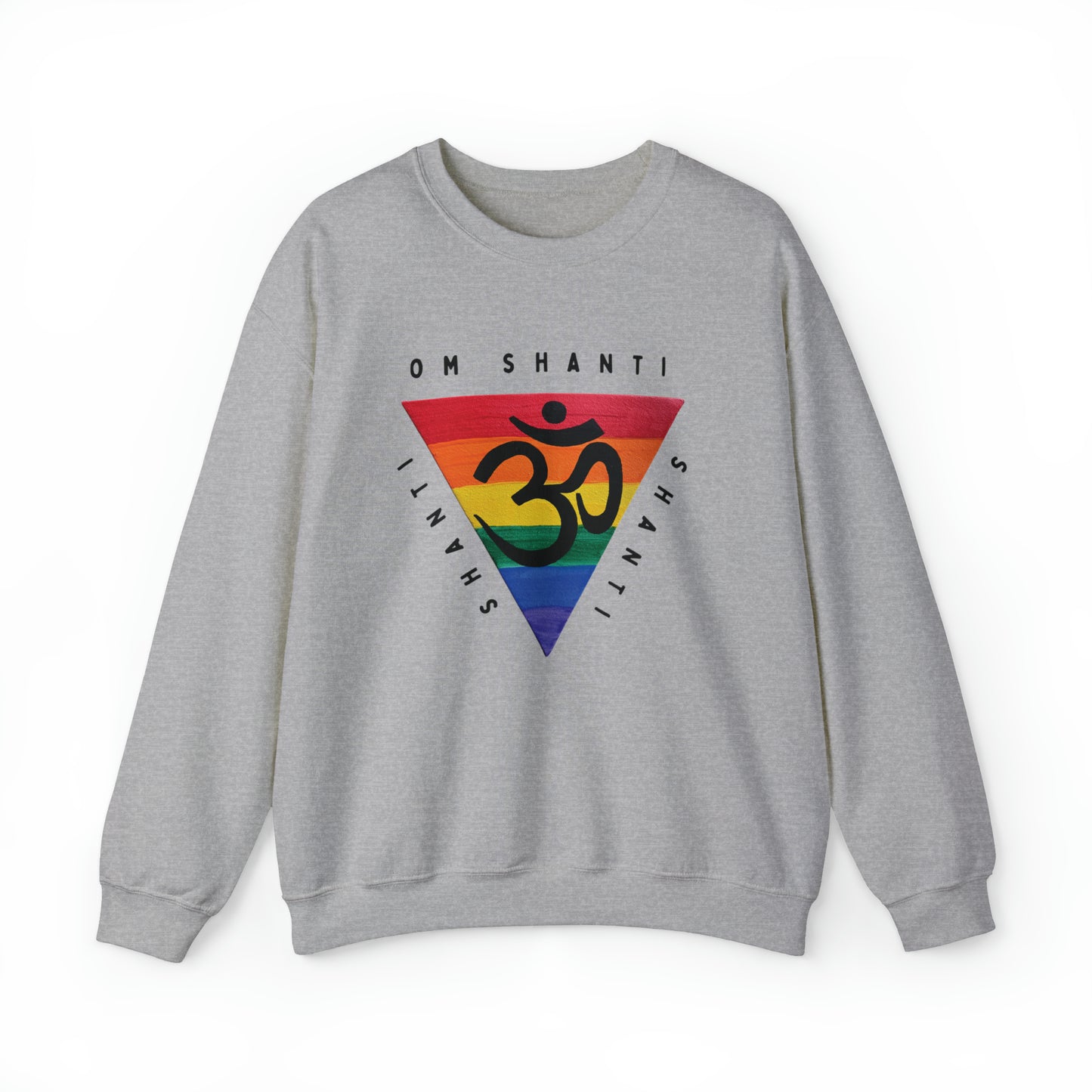 Rainbow Triangle OM Crewneck Sweatshirt