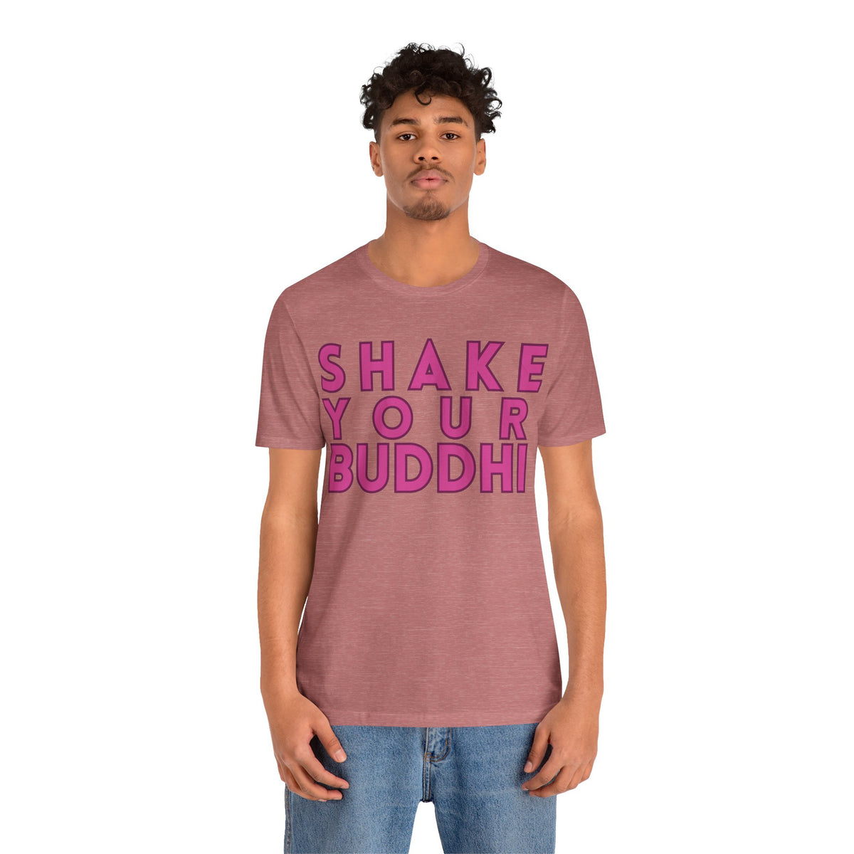 Shake Your Buddhi Unisex Cotton T-shirt for the exalted yogi