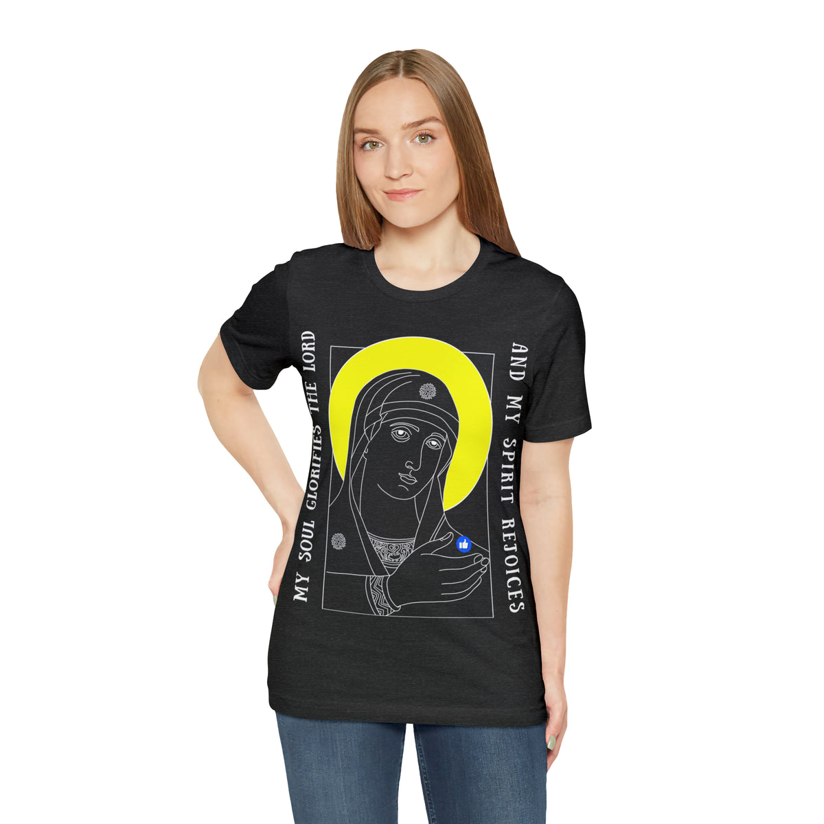 My Soul Glorifies the Lord & My Spirit Rejoices T-Shirt - Arjuna Rigby Art and Lifestyle Store
