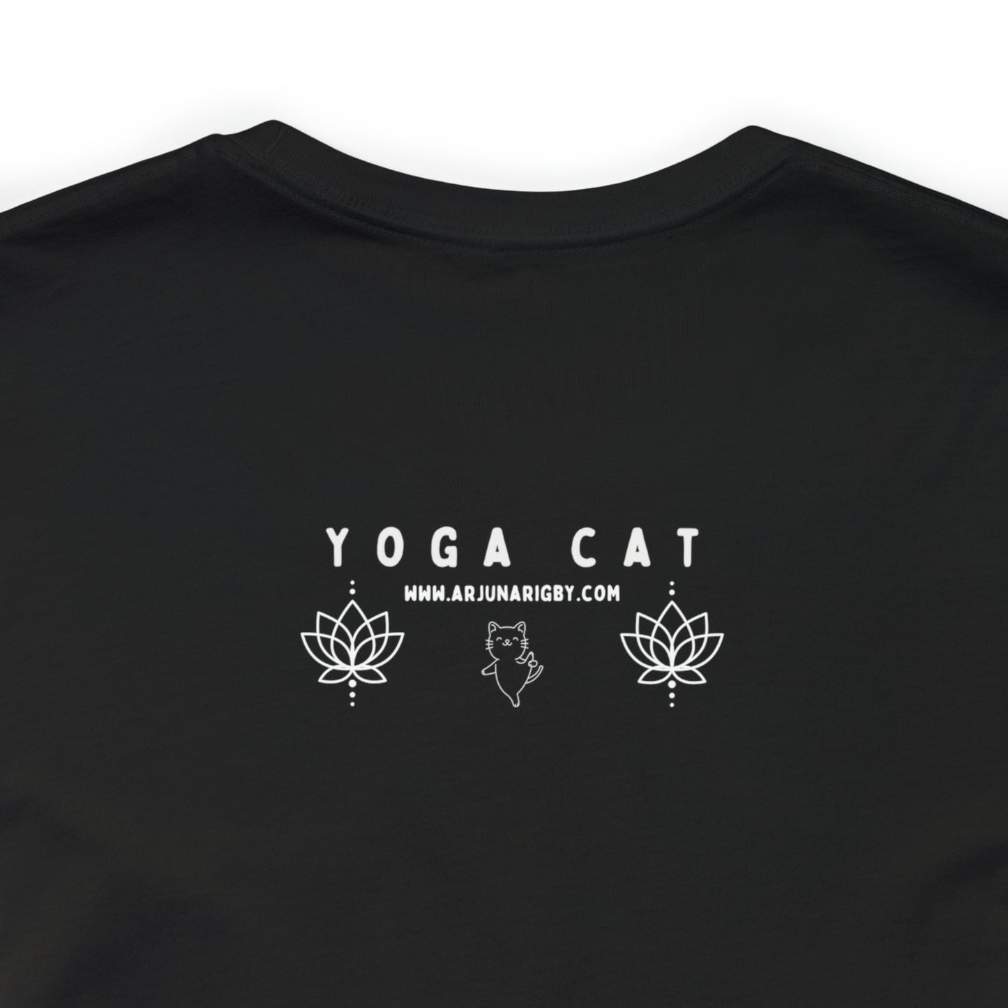 Yoga Cat T-Shirt - Arjuna Rigby Art and Lifestyle Store