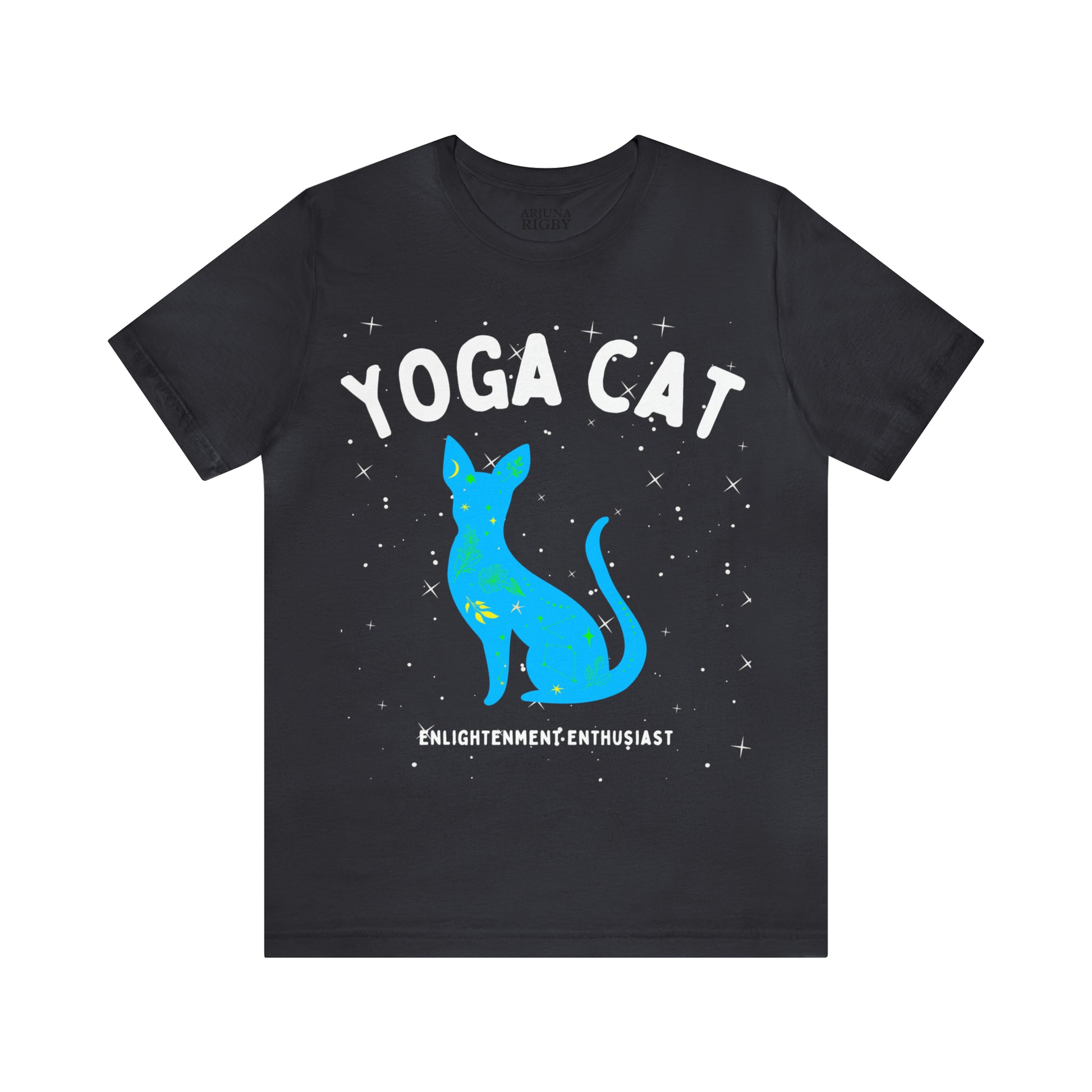 Yoga Cat T-Shirt - Arjuna Rigby Art and Lifestyle Store