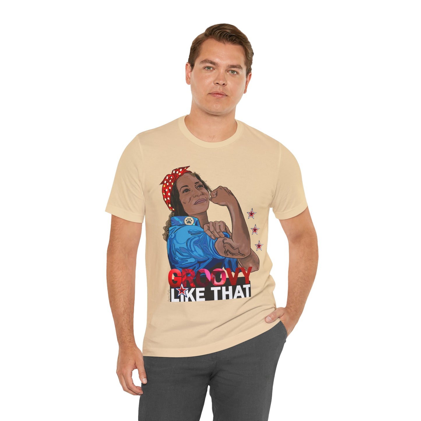 Arjuna Rigby Art & Lifestyle Groovy Like That Childless Cat Lady T-Shirt