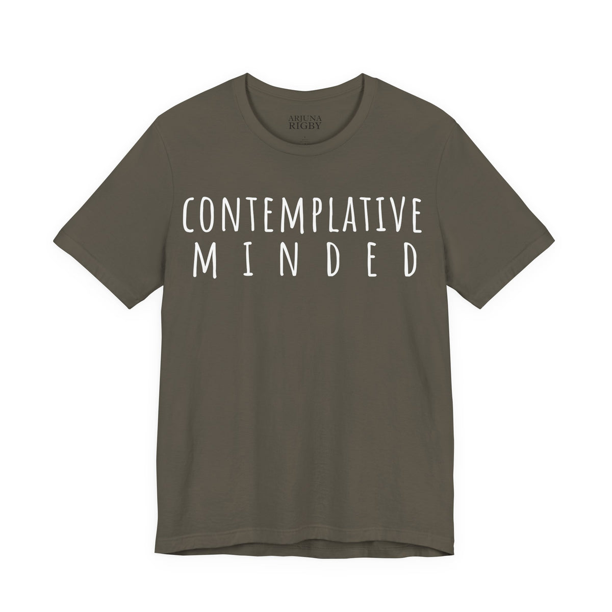 Contemplative Minded T-Shirt - Arjuna Rigby Art and Lifestyle Store