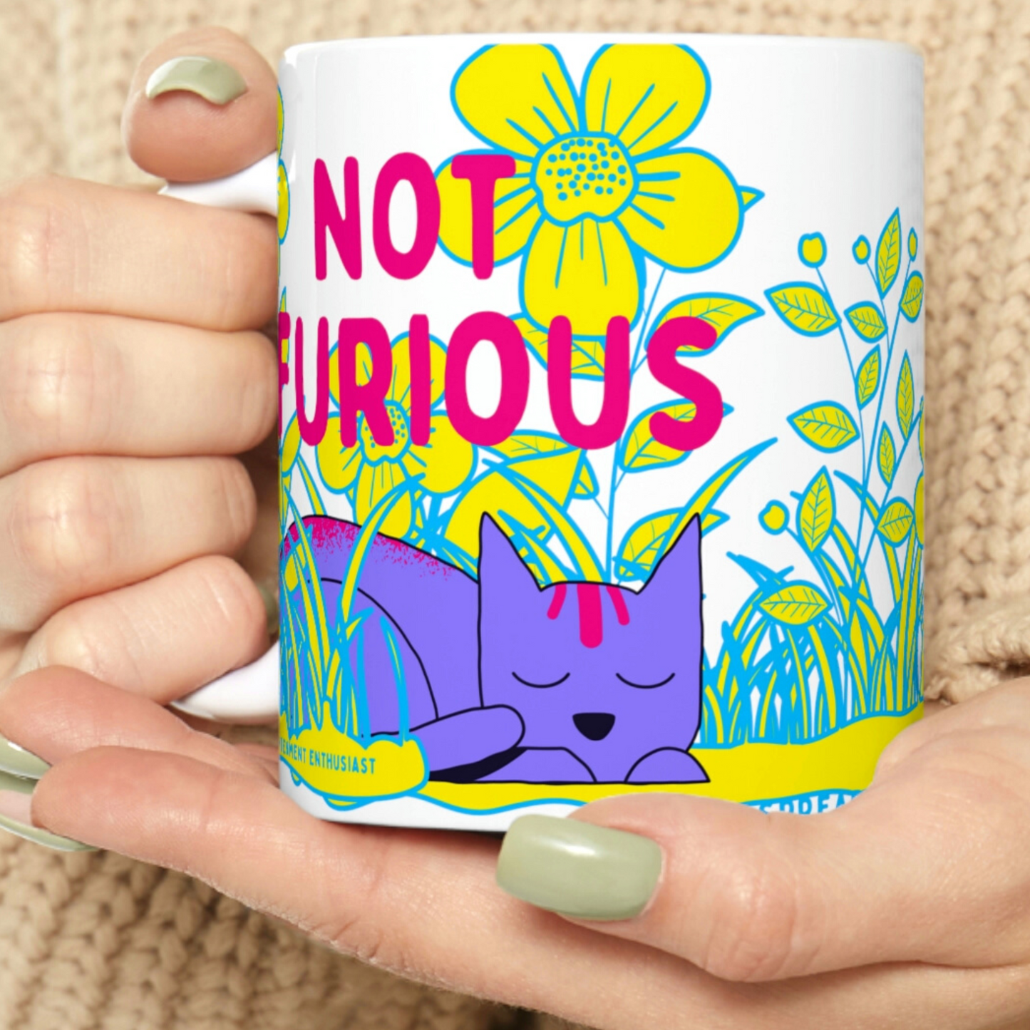 Not Fast Not Furious - Mug - Arjuna Rigby Art and Lifestyle Store