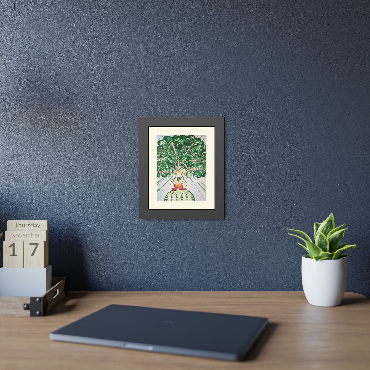I Know the Trees Love Me Framed Fine Art Print