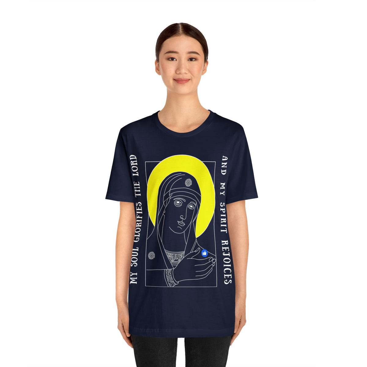 My Soul Glorifies the Lord & My Spirit Rejoices T-Shirt - Arjuna Rigby Art and Lifestyle Store