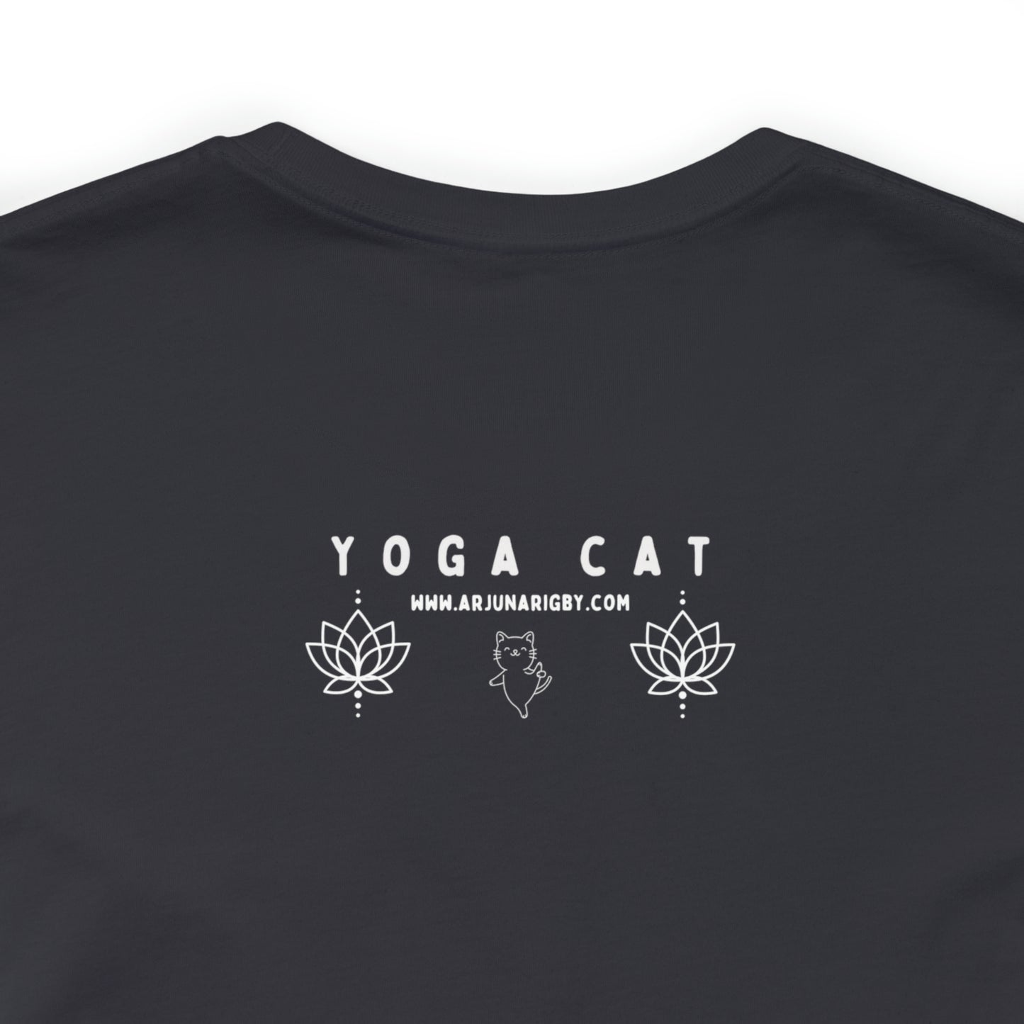 Yoga Cat T-Shirt - Arjuna Rigby Art and Lifestyle Store