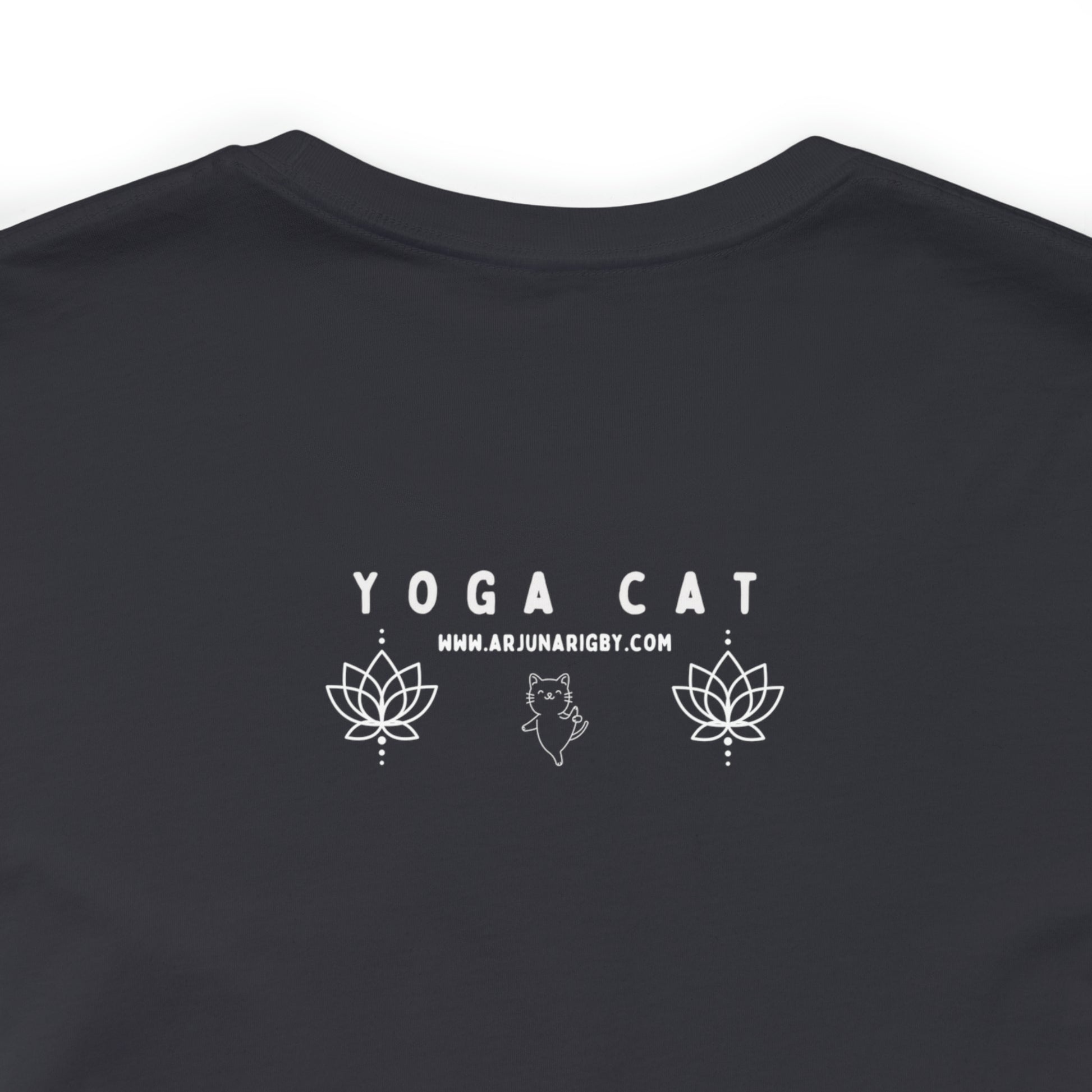 Yoga Cat T-Shirt - Arjuna Rigby Art and Lifestyle Store