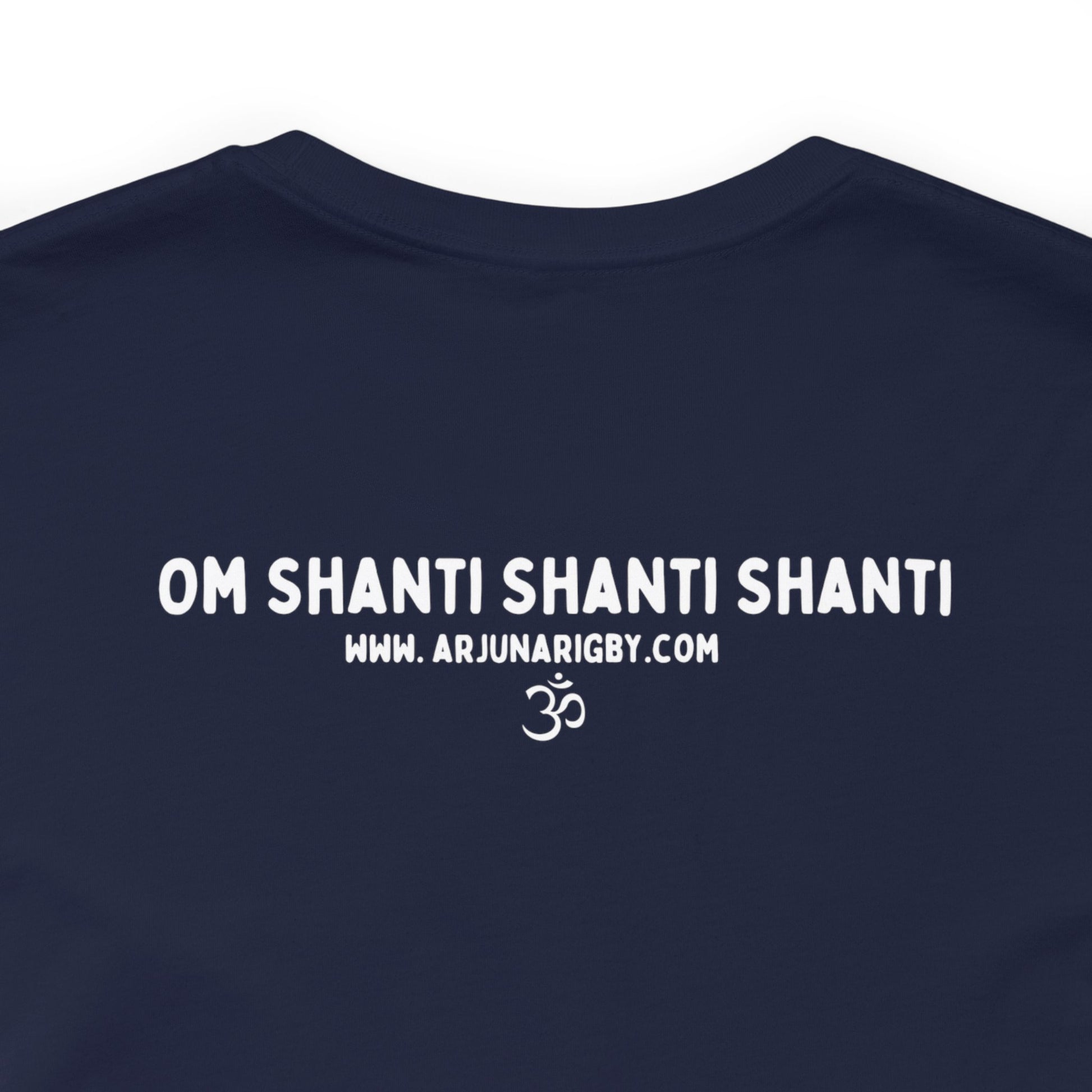 A Little Bit of OM Goes a Long Way T-Shirt - Arjuna Rigby Art and Lifestyle Store