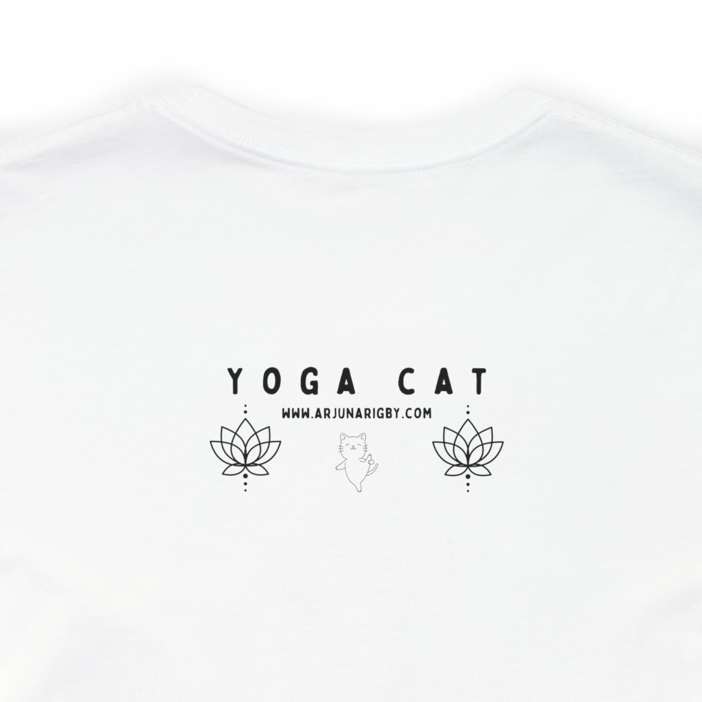 Yoga Cat T-Shirt - Arjuna Rigby Art and Lifestyle Store