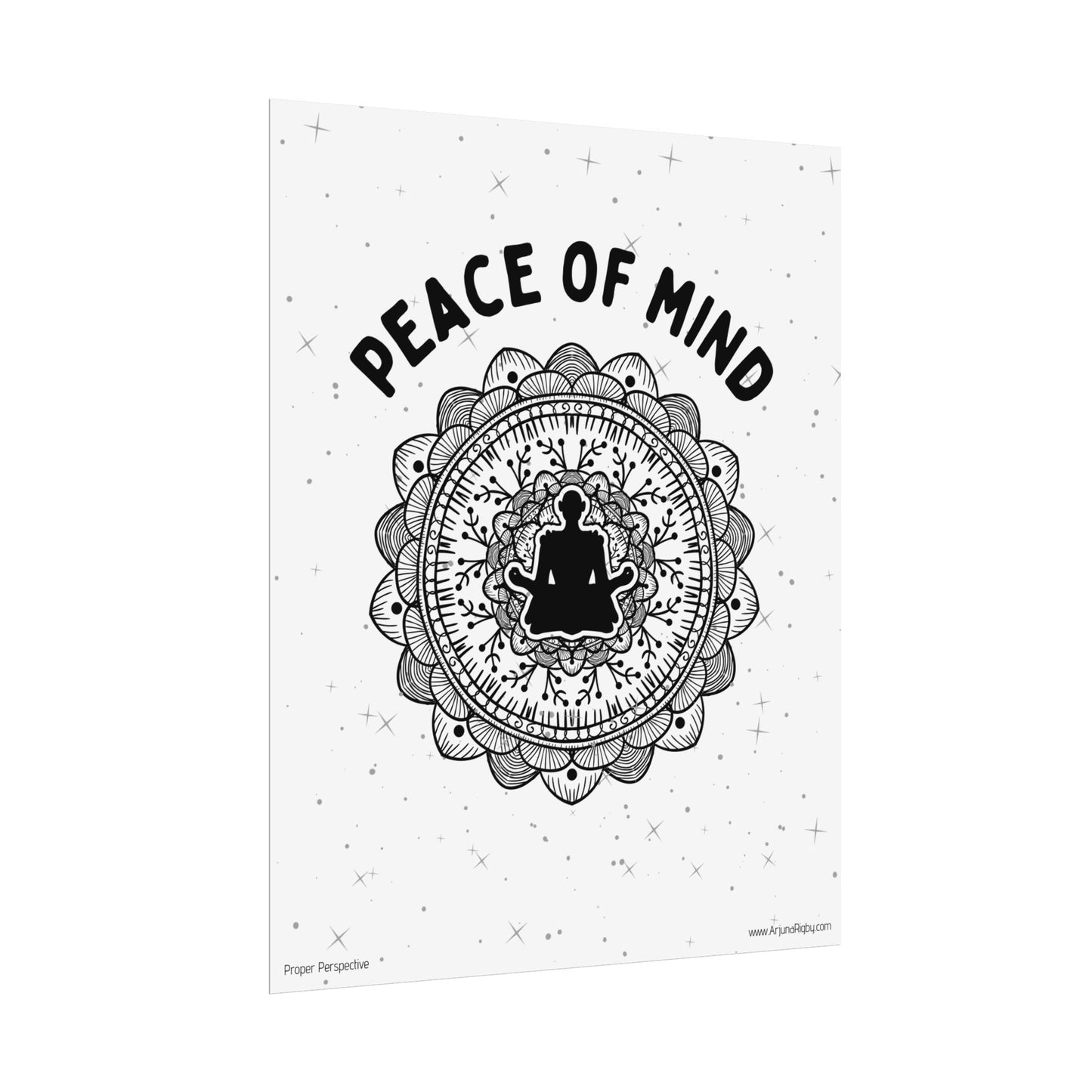 Peace of Mind Fine Art Print white background