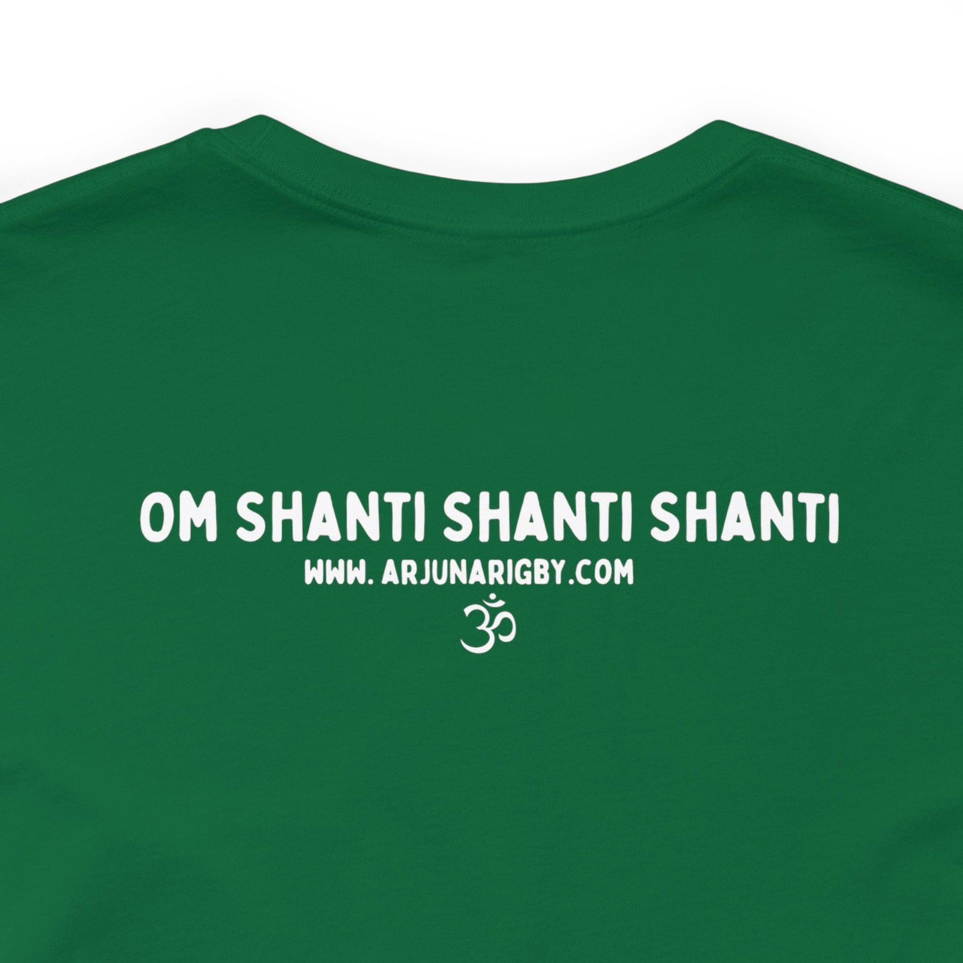 A Little Bit of OM Goes a Long Way T-Shirt - Arjuna Rigby Art and Lifestyle Store