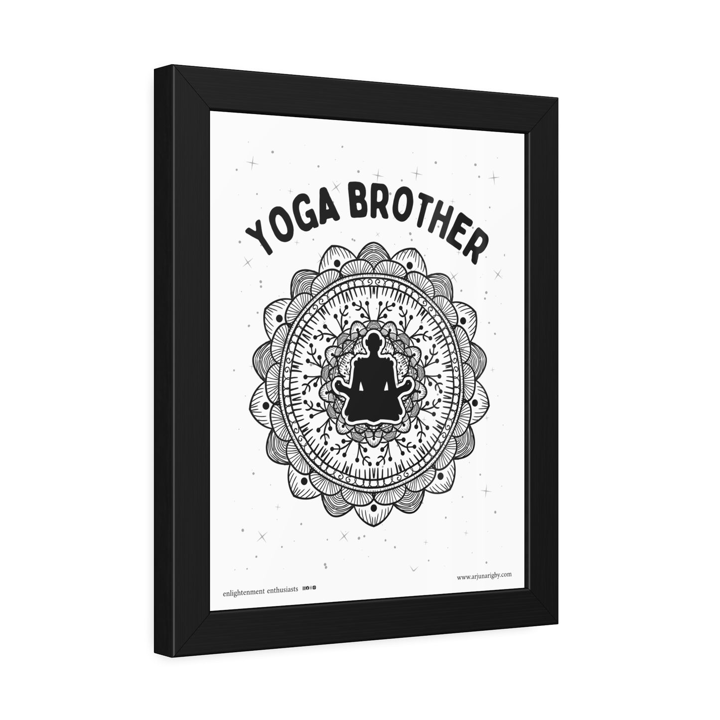 Yoga Brother Framed Fine Art Posters