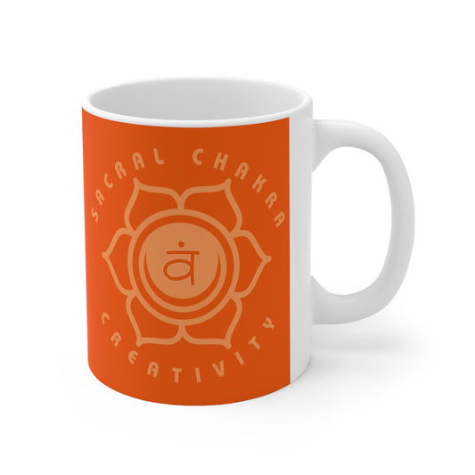 Sacral Chakra Ceramic Mug - Arjuna Rigby Art and Lifestyle Store