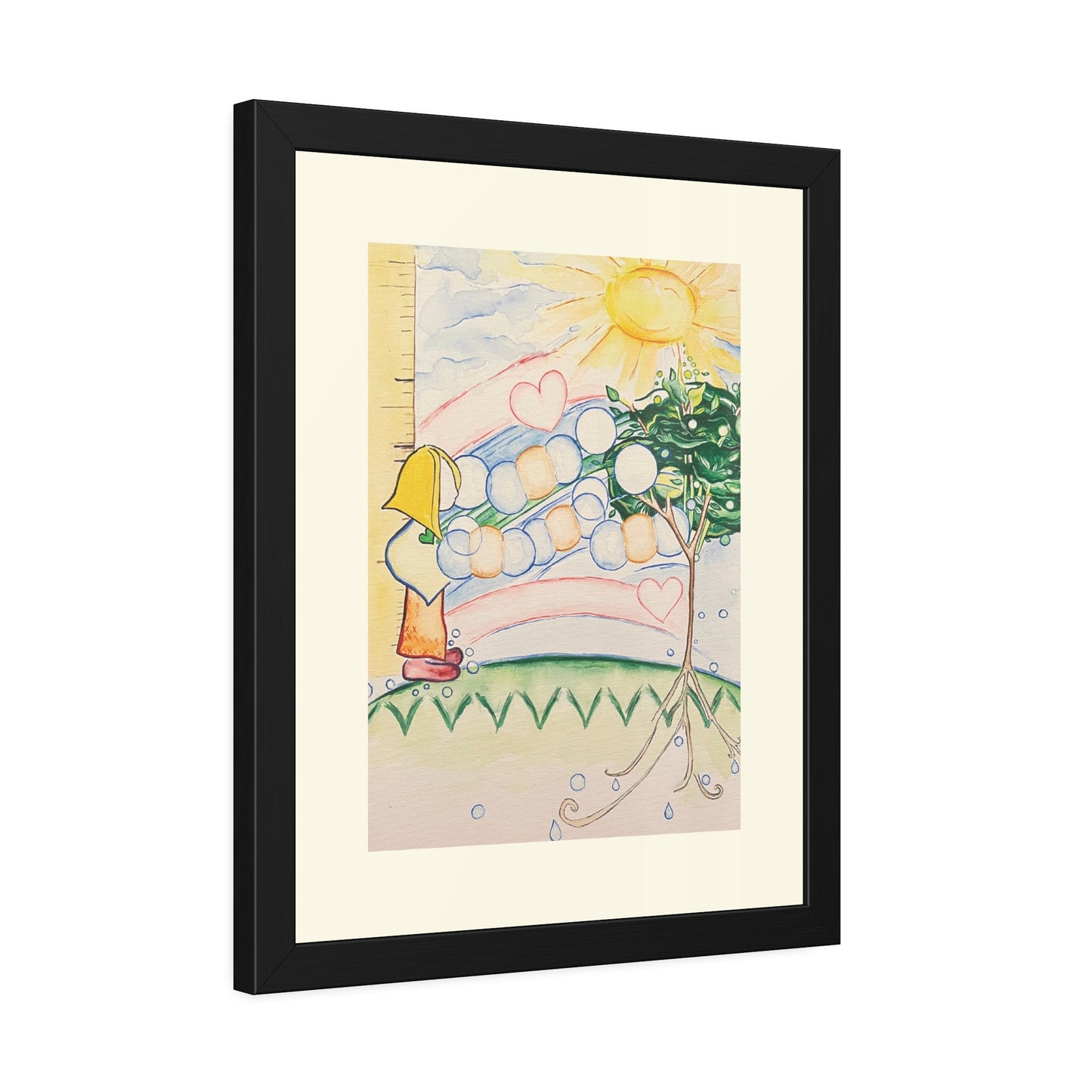 And Together We Grow Framed Fine Art Print