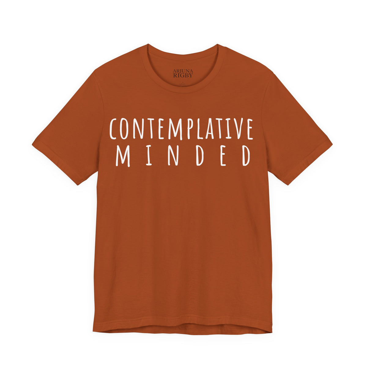 Contemplative Minded T-Shirt - Arjuna Rigby Art and Lifestyle Store