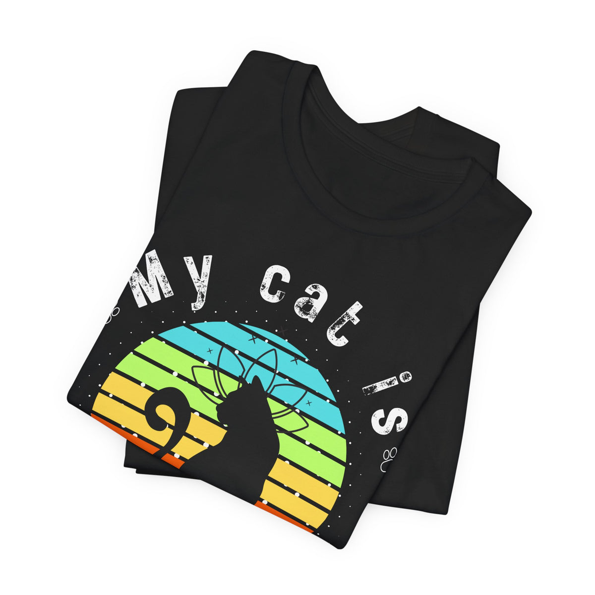 My Cat is Spiritual T-Shirt - Arjuna Rigby Art and Lifestyle Store
