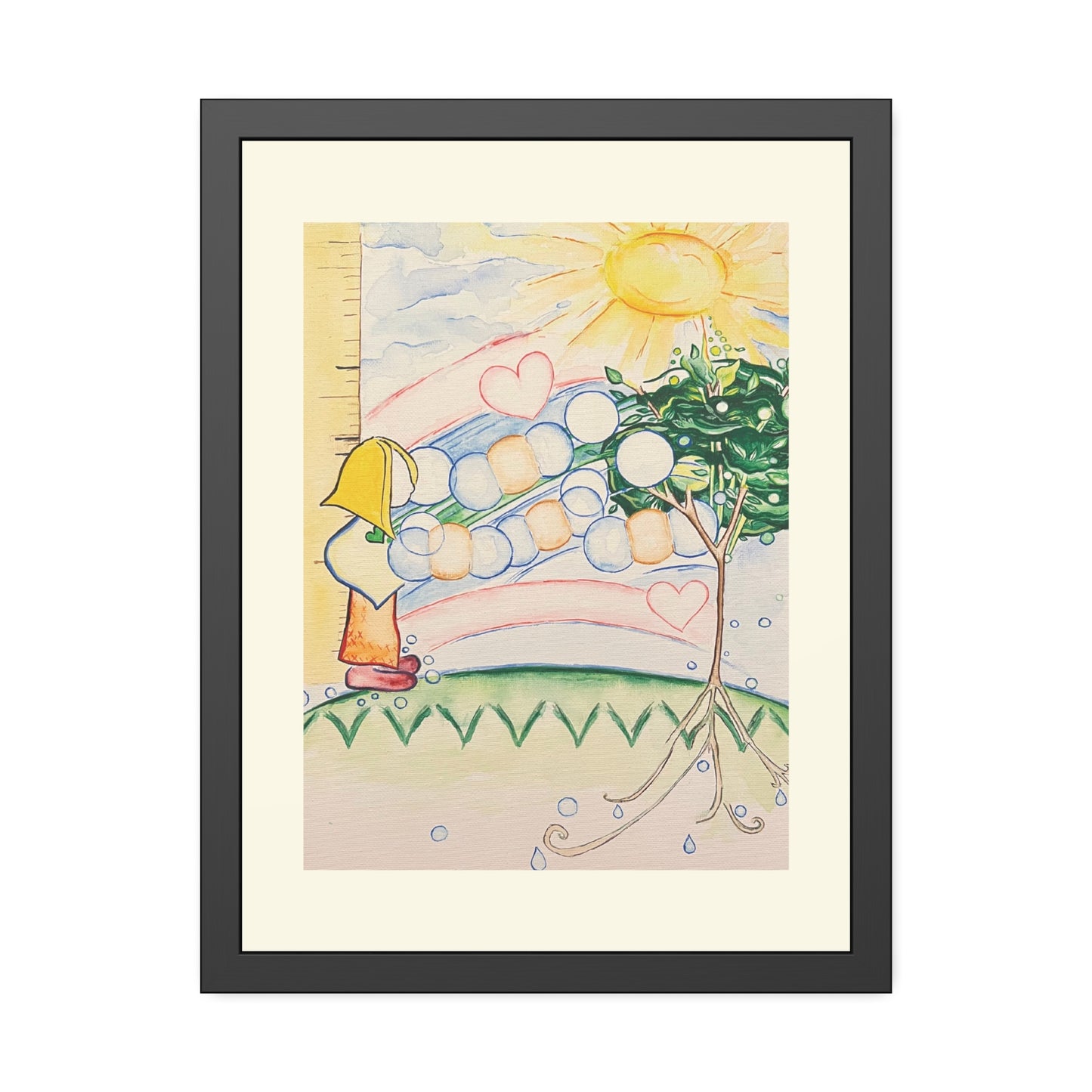 And Together We Grow Framed Fine Art Print