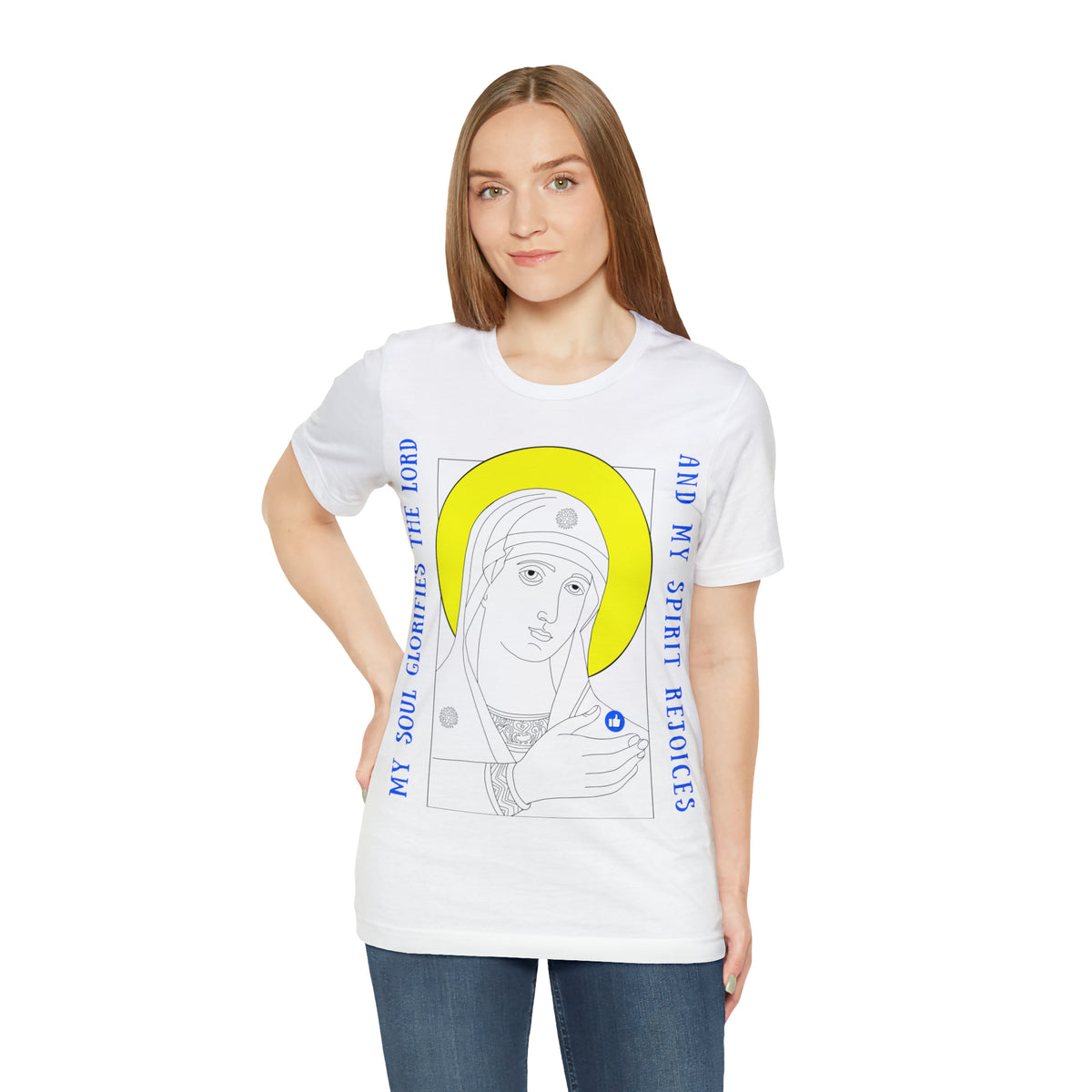 My Soul Glorifies the Lord & My Spirit Rejoices T-Shirt - Arjuna Rigby Art and Lifestyle Store