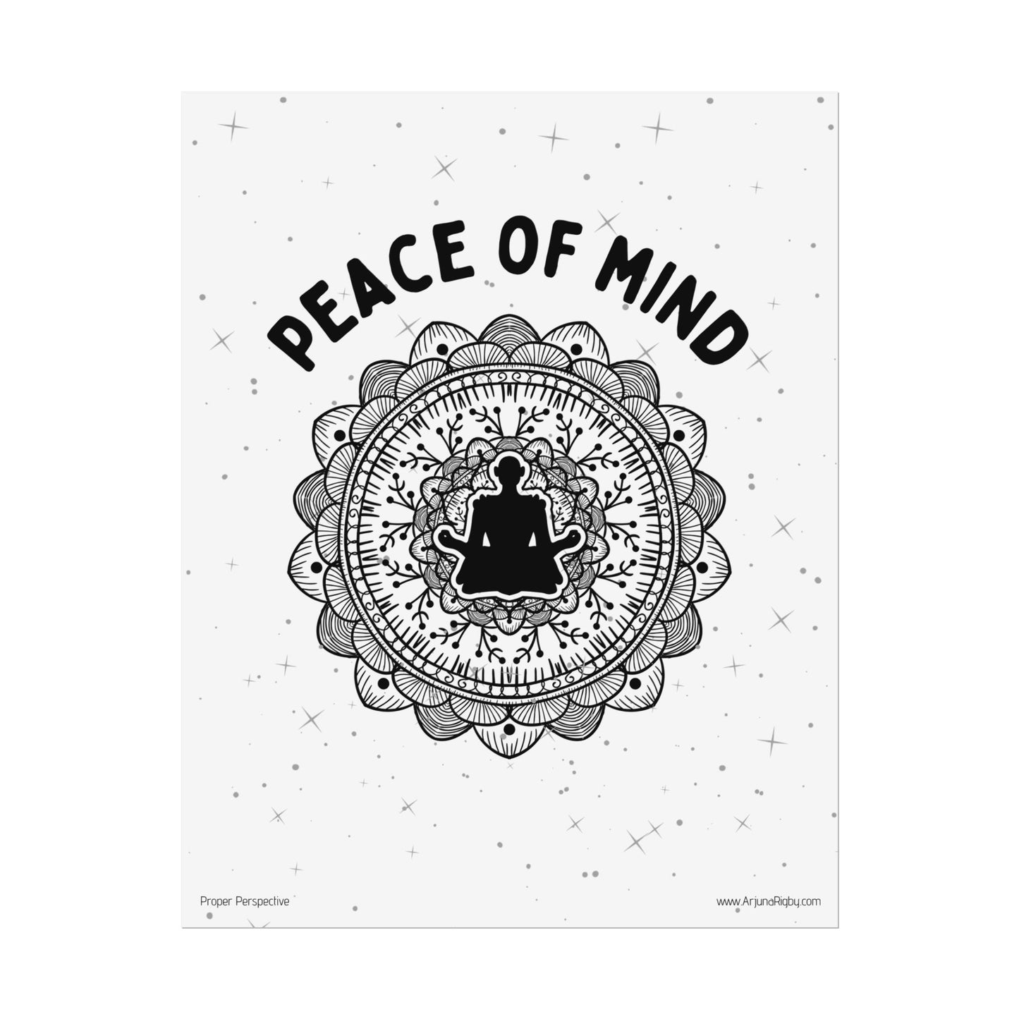 Peace of Mind Fine Art Print white background