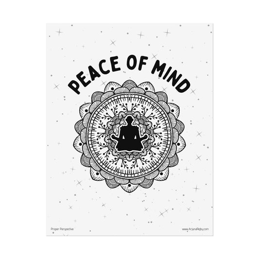 Peace of Mind Fine Art Print white background - Arjuna Rigby Art and Lifestyle Store