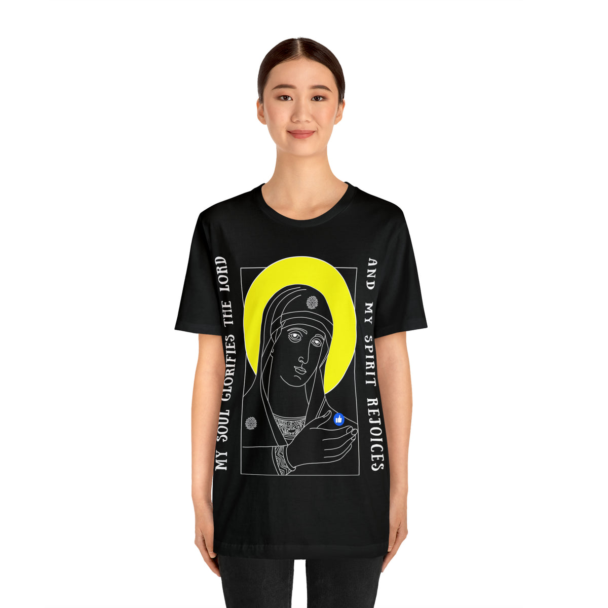 My Soul Glorifies the Lord & My Spirit Rejoices T-Shirt - Arjuna Rigby Art and Lifestyle Store