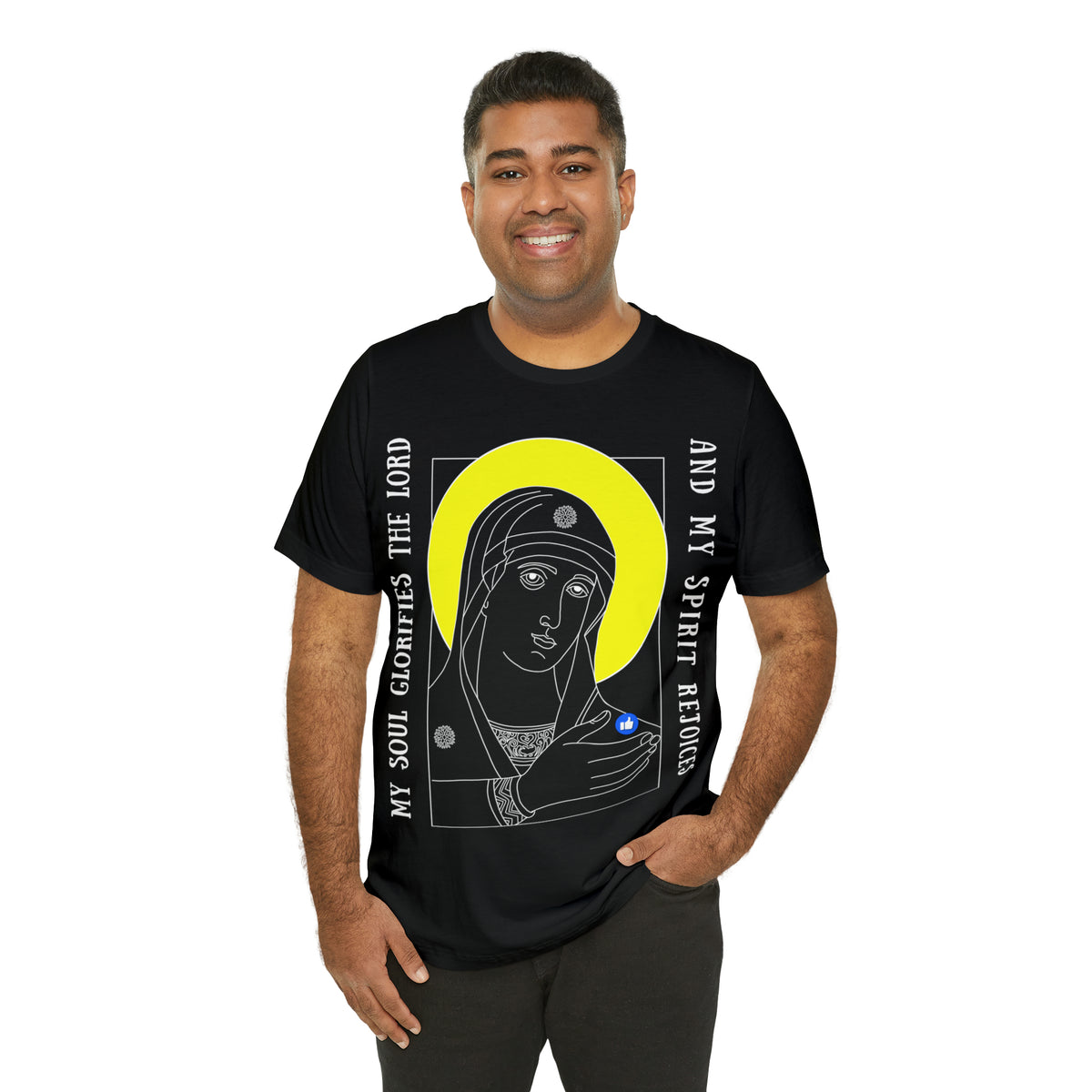 My Soul Glorifies the Lord & My Spirit Rejoices T-Shirt - Arjuna Rigby Art and Lifestyle Store