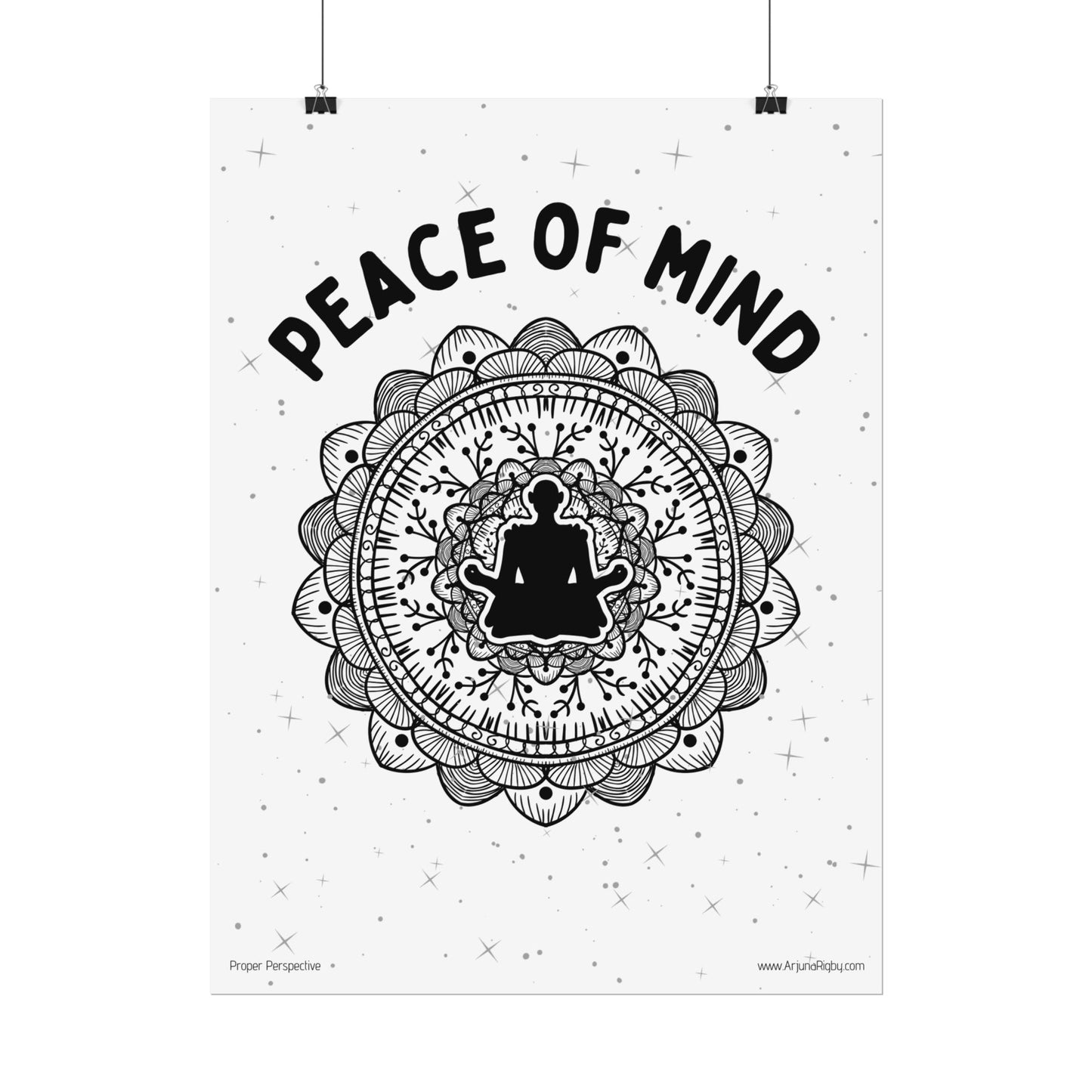 Peace of Mind Fine Art Print white background