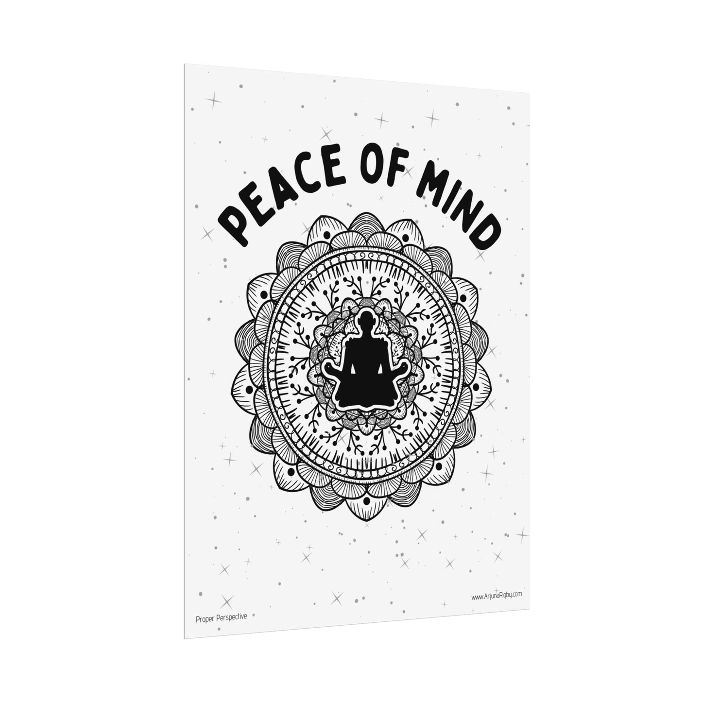 Peace of Mind Fine Art Print white background