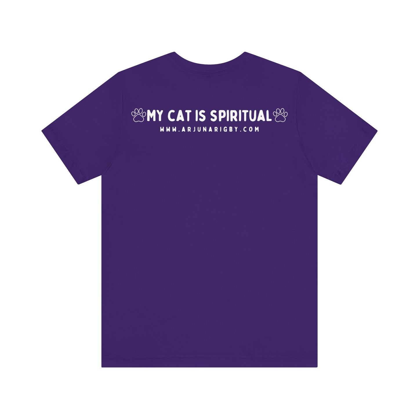 My Cat is Spiritual T-Shirt - Arjuna Rigby Art and Lifestyle Store