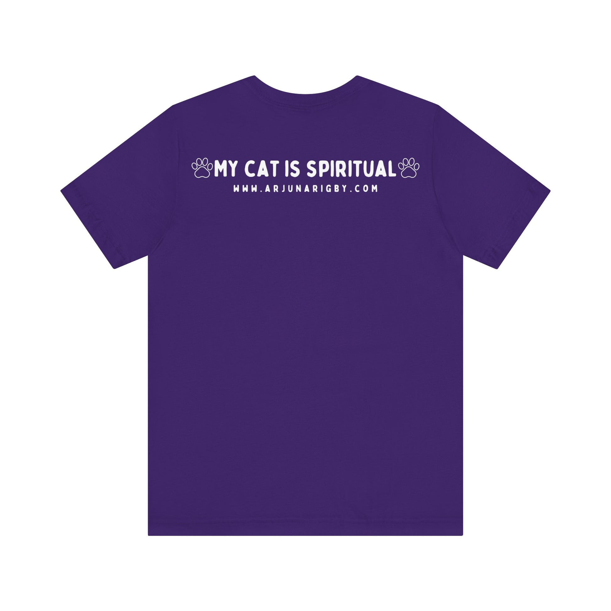 My Cat is Spiritual T-Shirt - Arjuna Rigby Art and Lifestyle Store