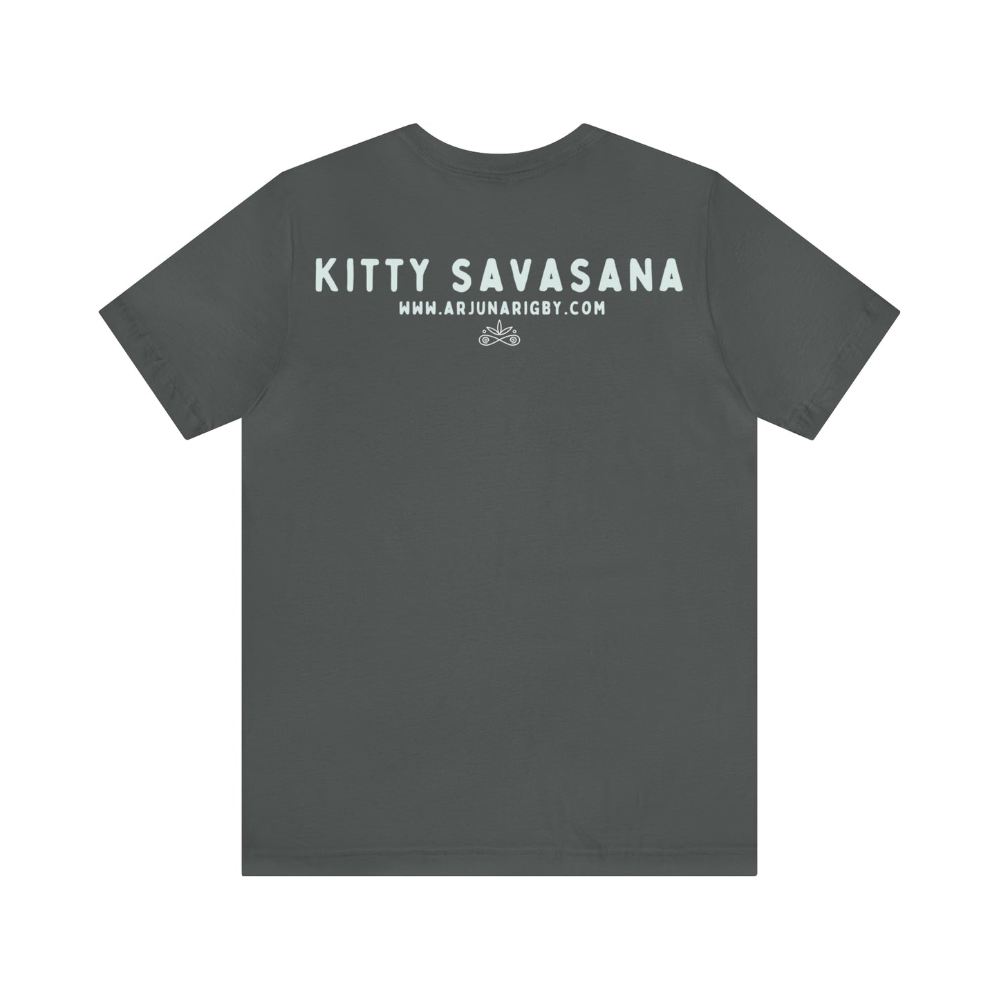Kitty Savasana - Classic T-Shirt - Arjuna Rigby Art and Lifestyle Store
