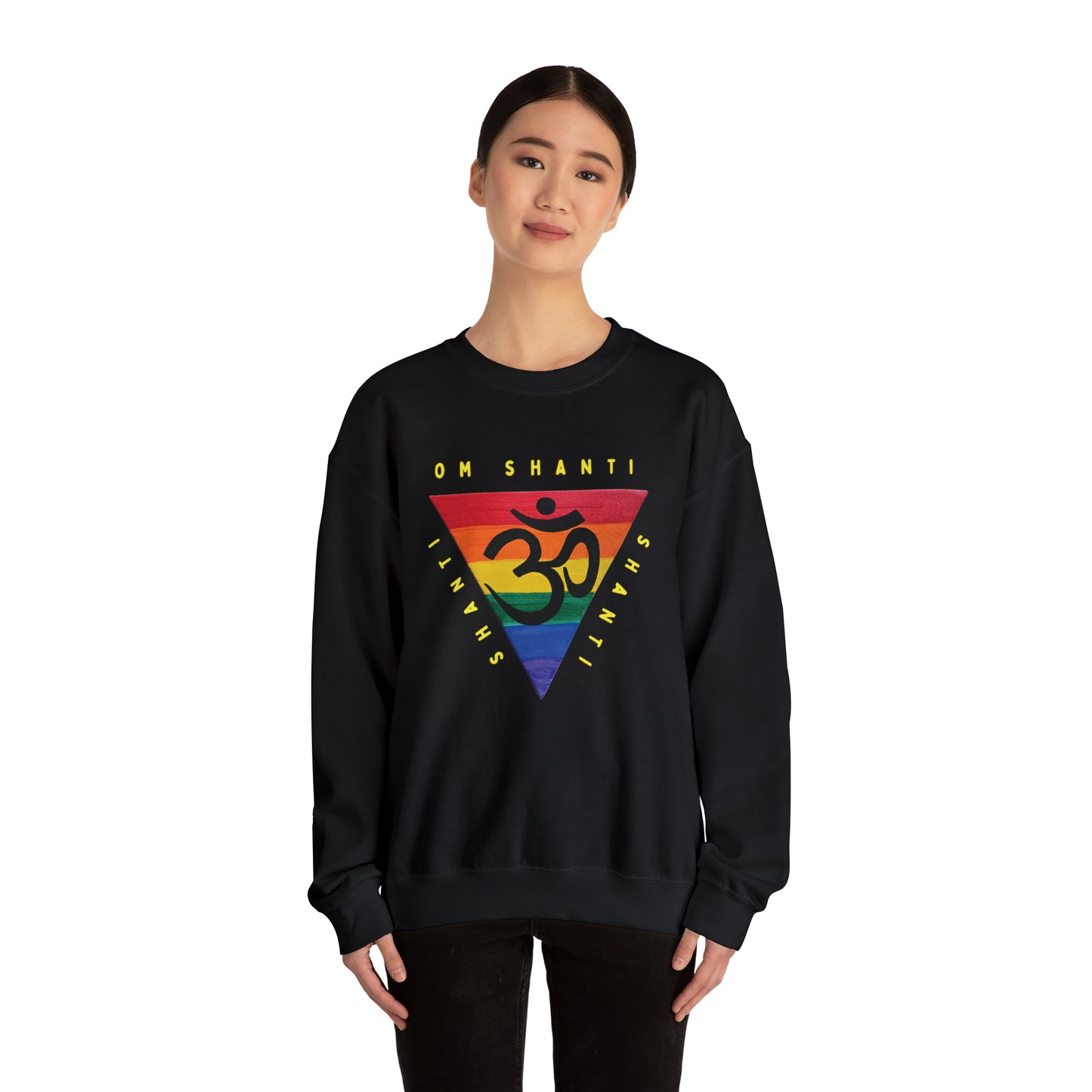 Rainbow Triangle OM Crewneck Sweatshirt
