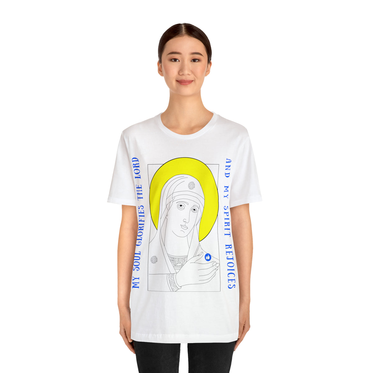 My Soul Glorifies the Lord & My Spirit Rejoices T-Shirt - Arjuna Rigby Art and Lifestyle Store