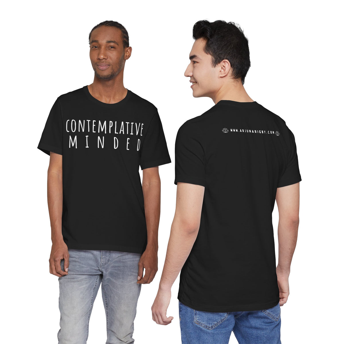 Contemplative Minded T-Shirt - Arjuna Rigby Art and Lifestyle Store