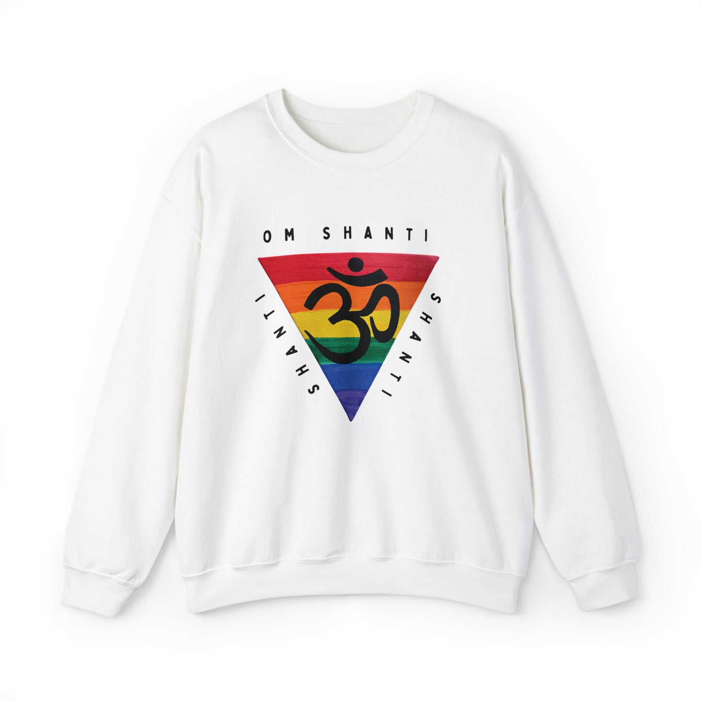 Rainbow Triangle OM Crewneck Sweatshirt