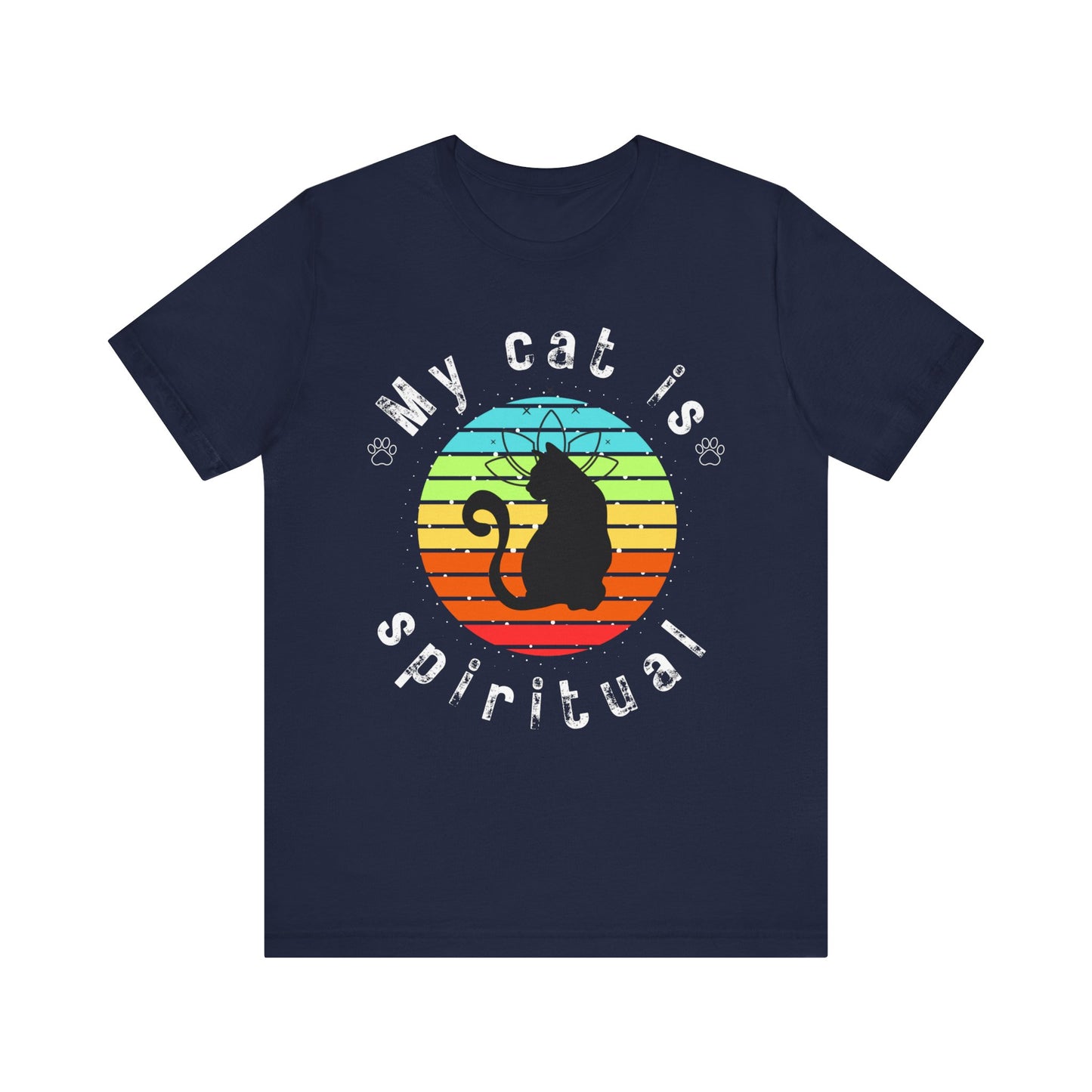My Cat is Spiritual T-Shirt - Arjuna Rigby Art and Lifestyle Store