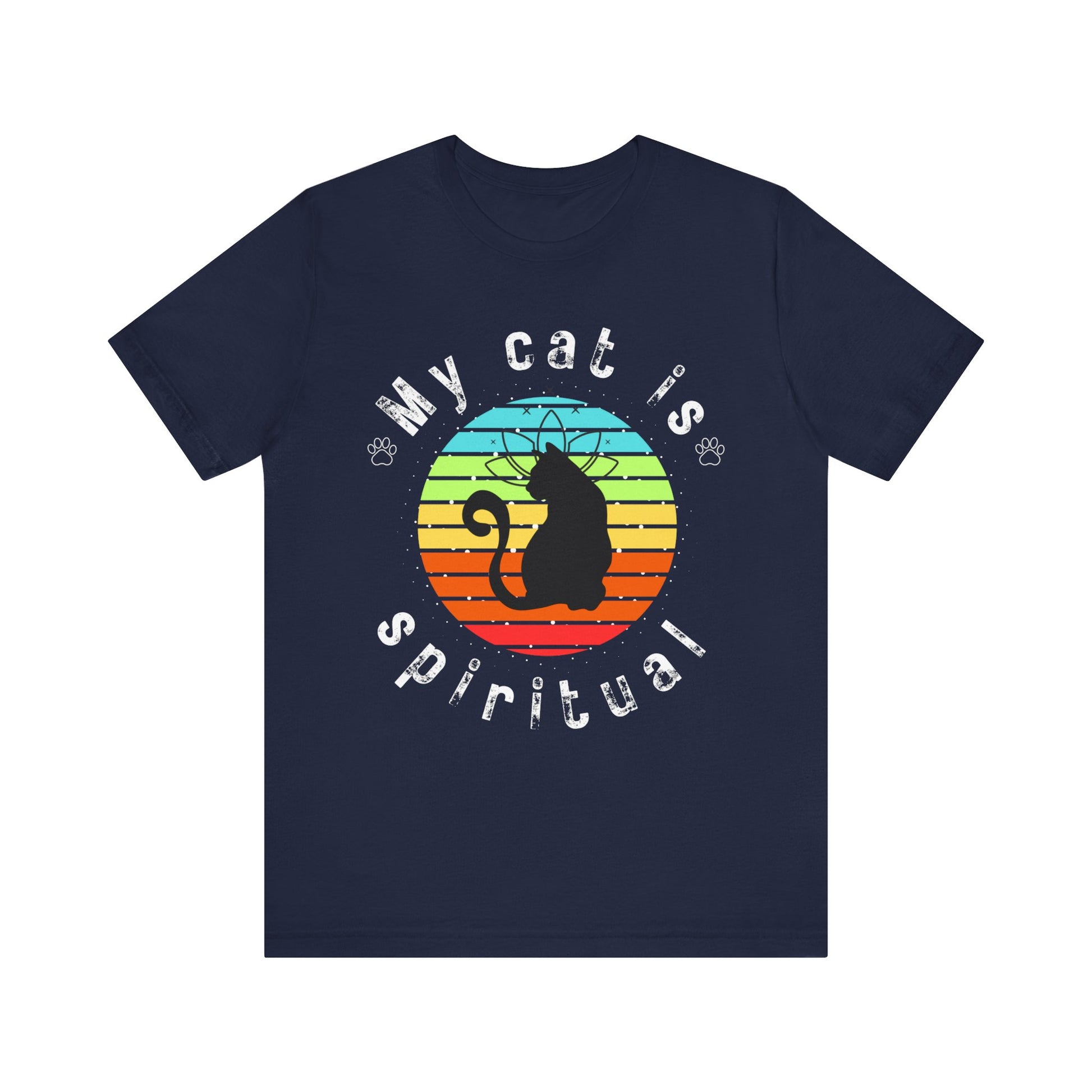 My Cat is Spiritual T-Shirt - Arjuna Rigby Art and Lifestyle Store